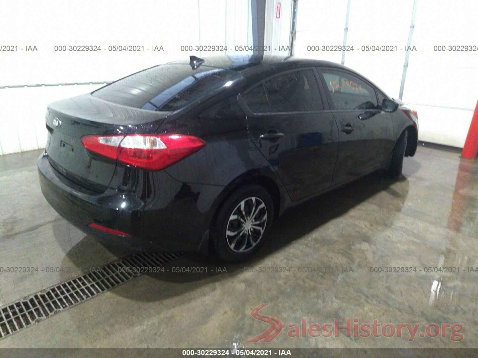 KNAFK4A65G5539593 2016 KIA FORTE