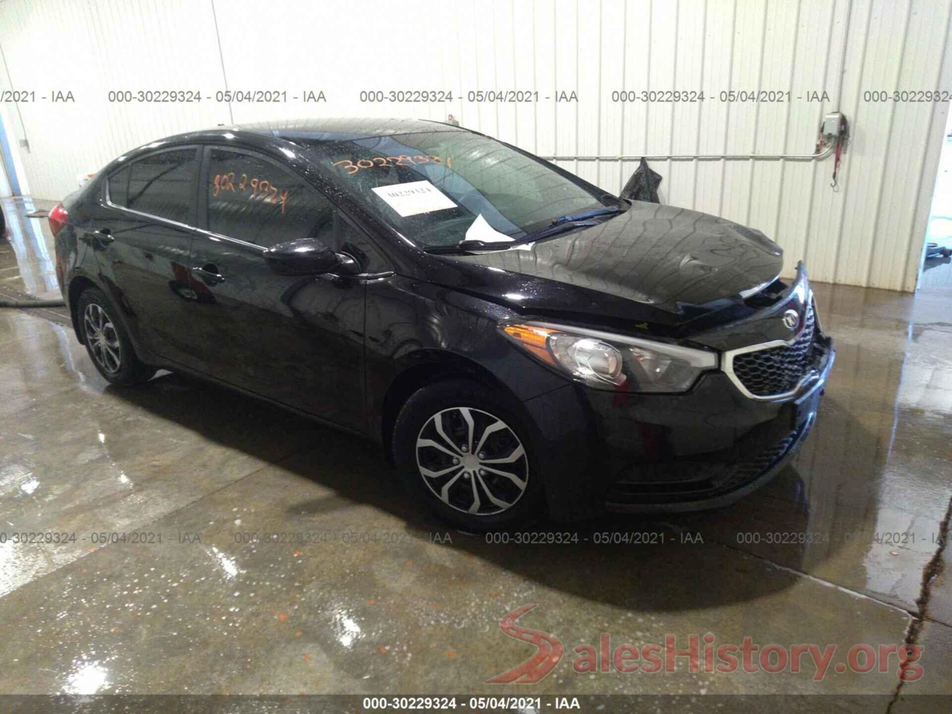 KNAFK4A65G5539593 2016 KIA FORTE