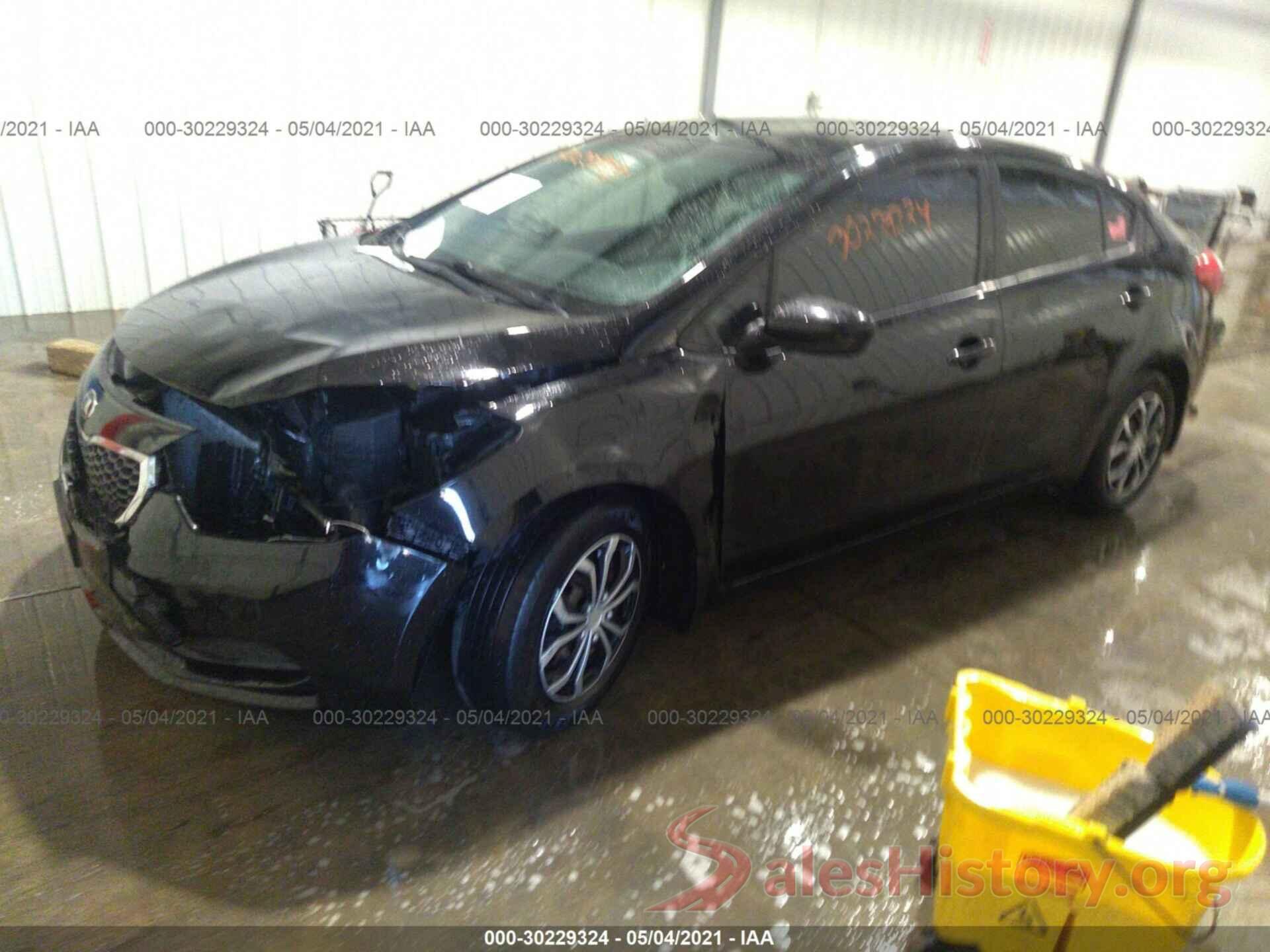 KNAFK4A65G5539593 2016 KIA FORTE