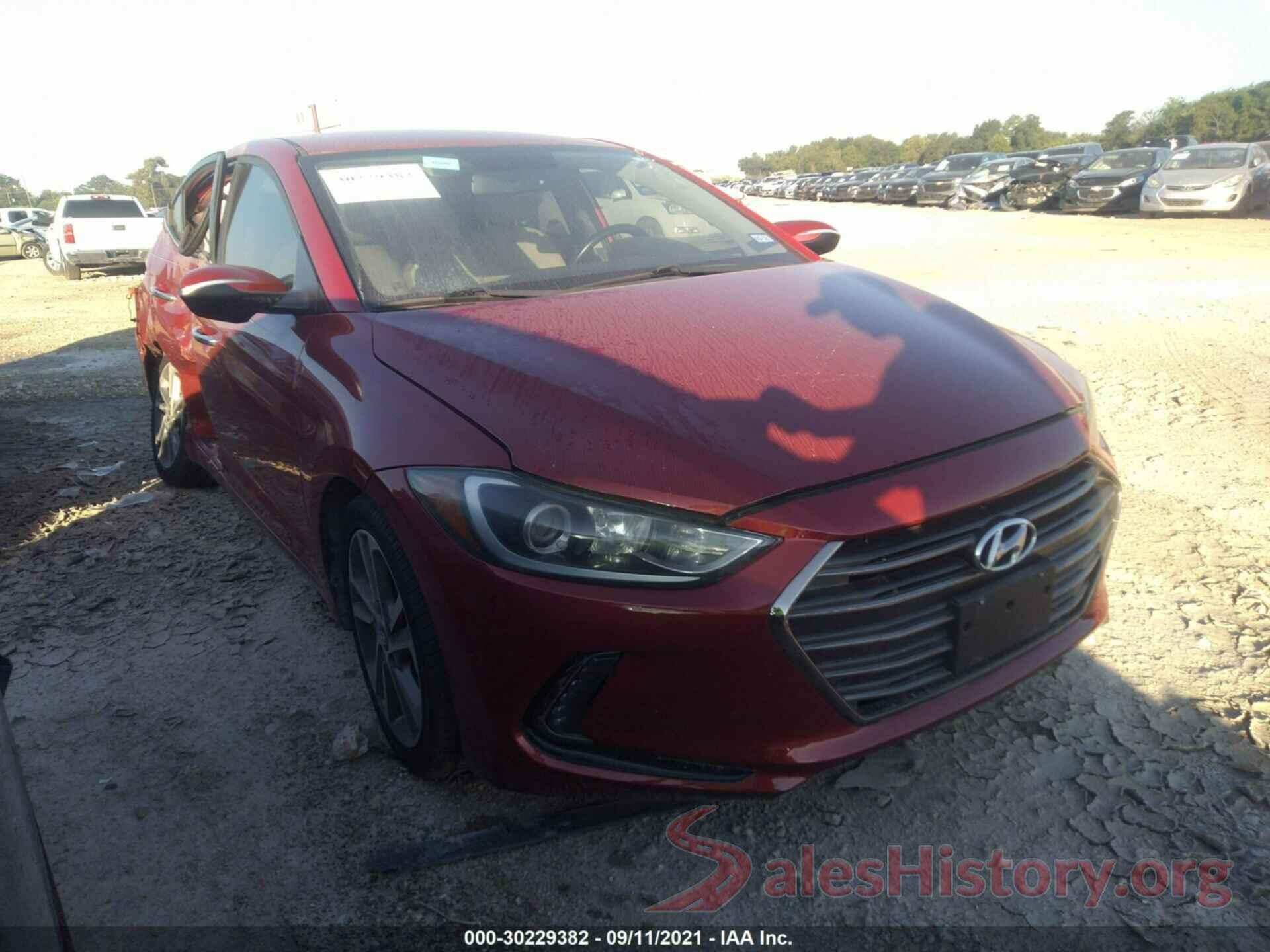 5NPD84LF3HH044610 2017 HYUNDAI ELANTRA