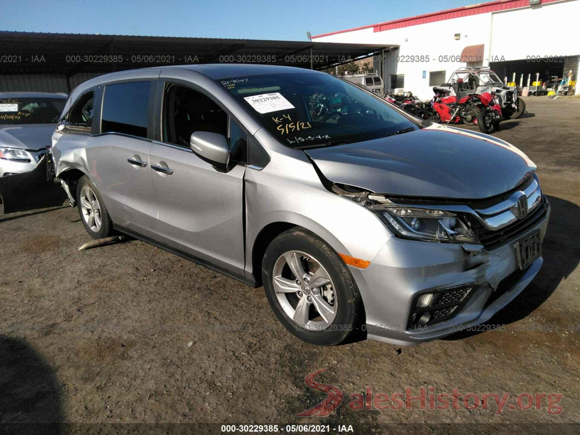 5FNRL6H77KB055293 2019 HONDA ODYSSEY