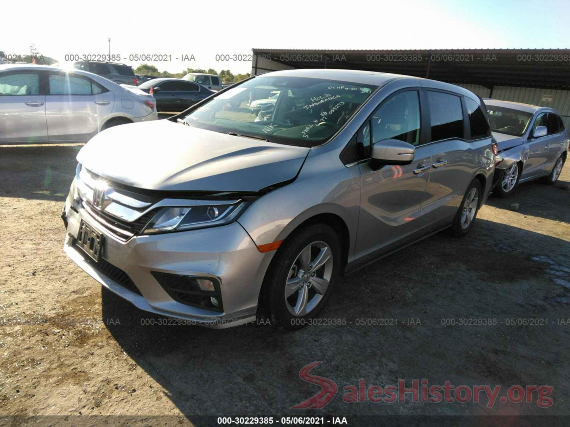 5FNRL6H77KB055293 2019 HONDA ODYSSEY