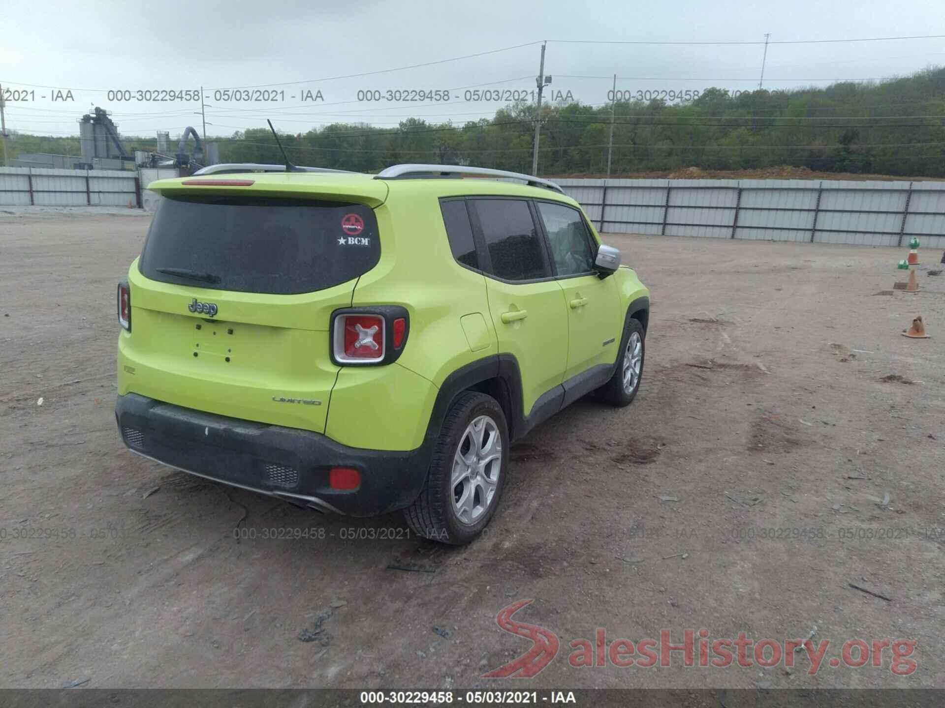 ZACCJADB5HPF21183 2017 JEEP RENEGADE