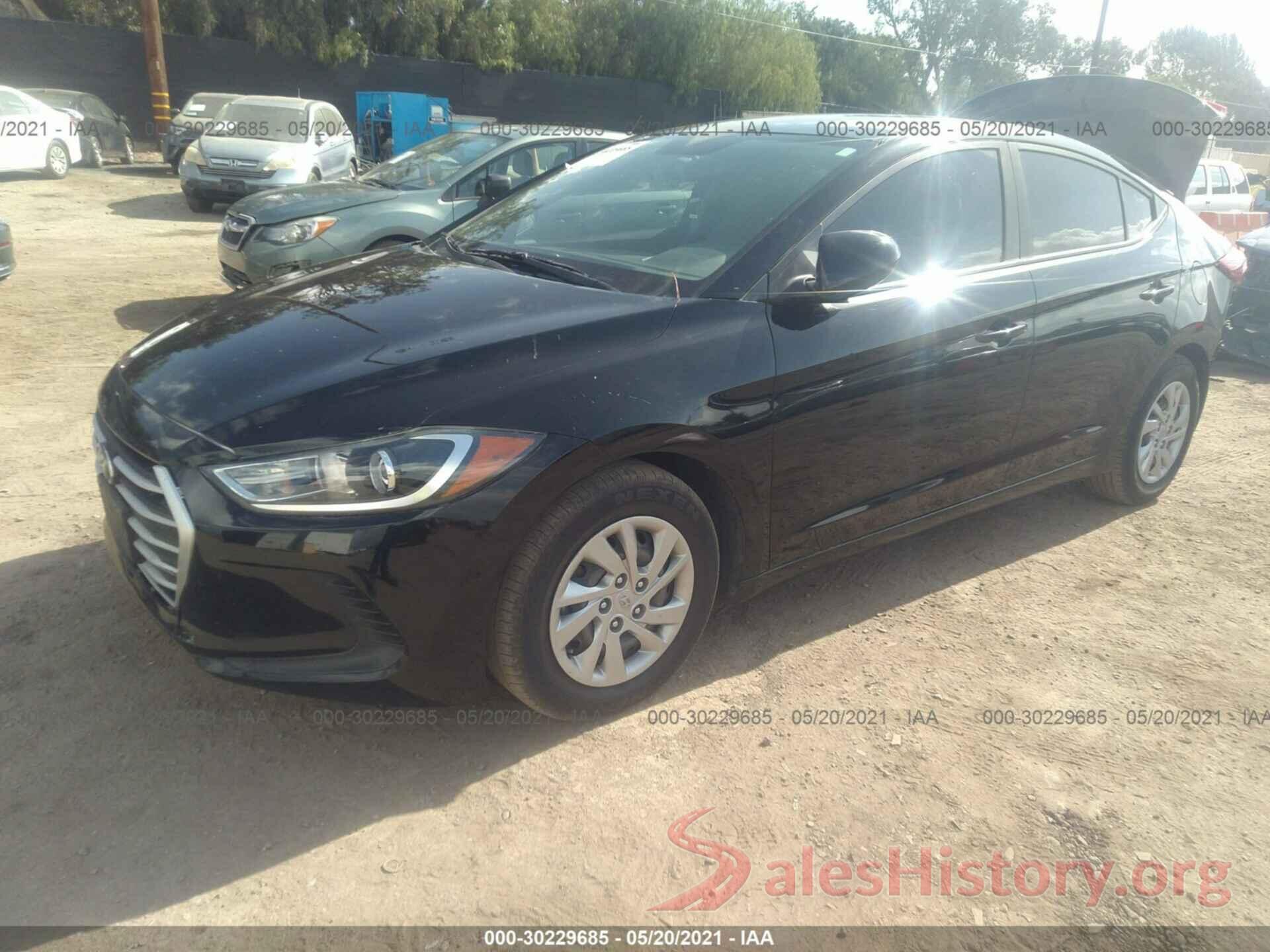 KMHD74LF5HU316885 2017 HYUNDAI ELANTRA