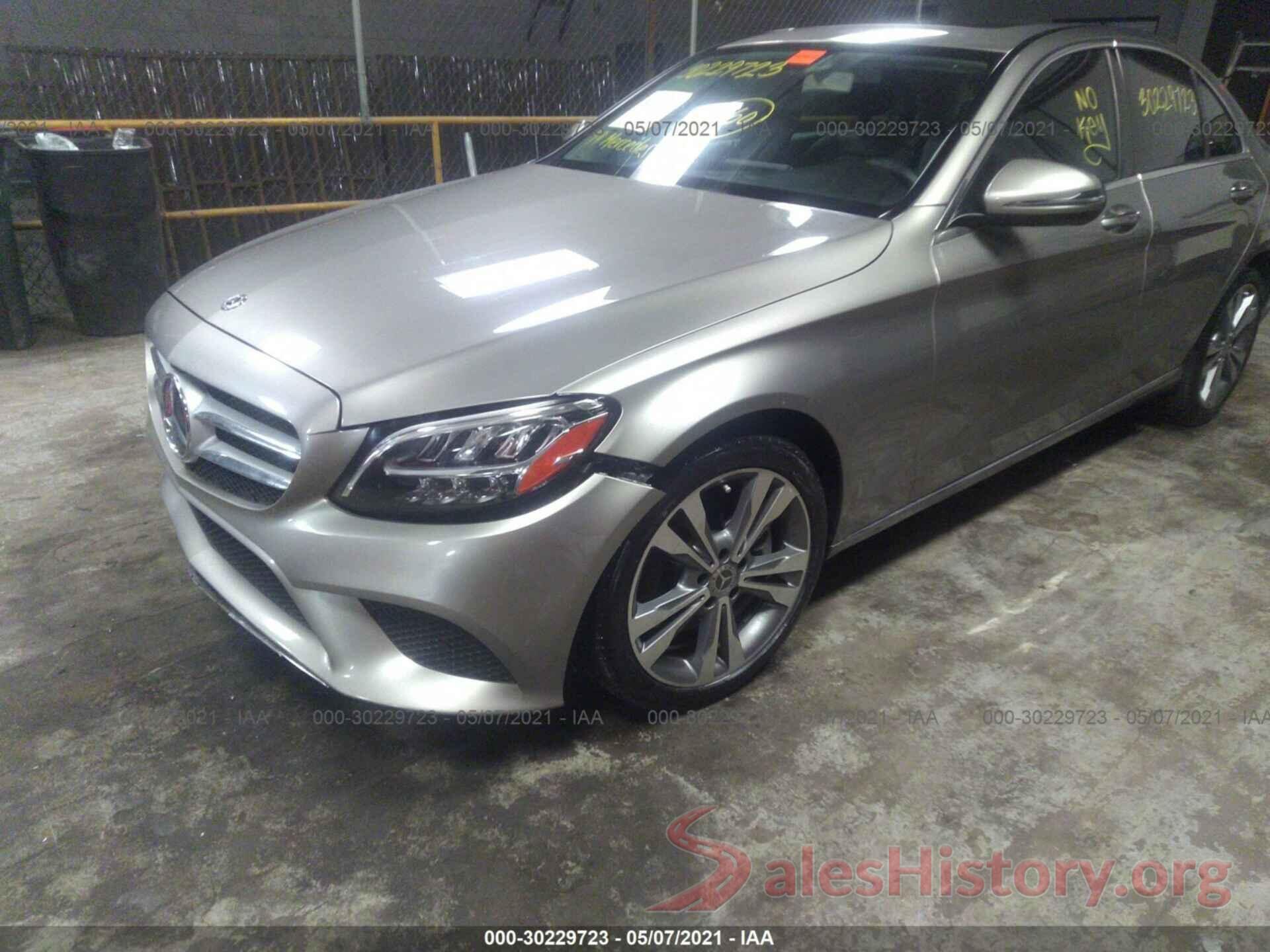 55SWF8DB1KU315167 2019 MERCEDES-BENZ C-CLASS