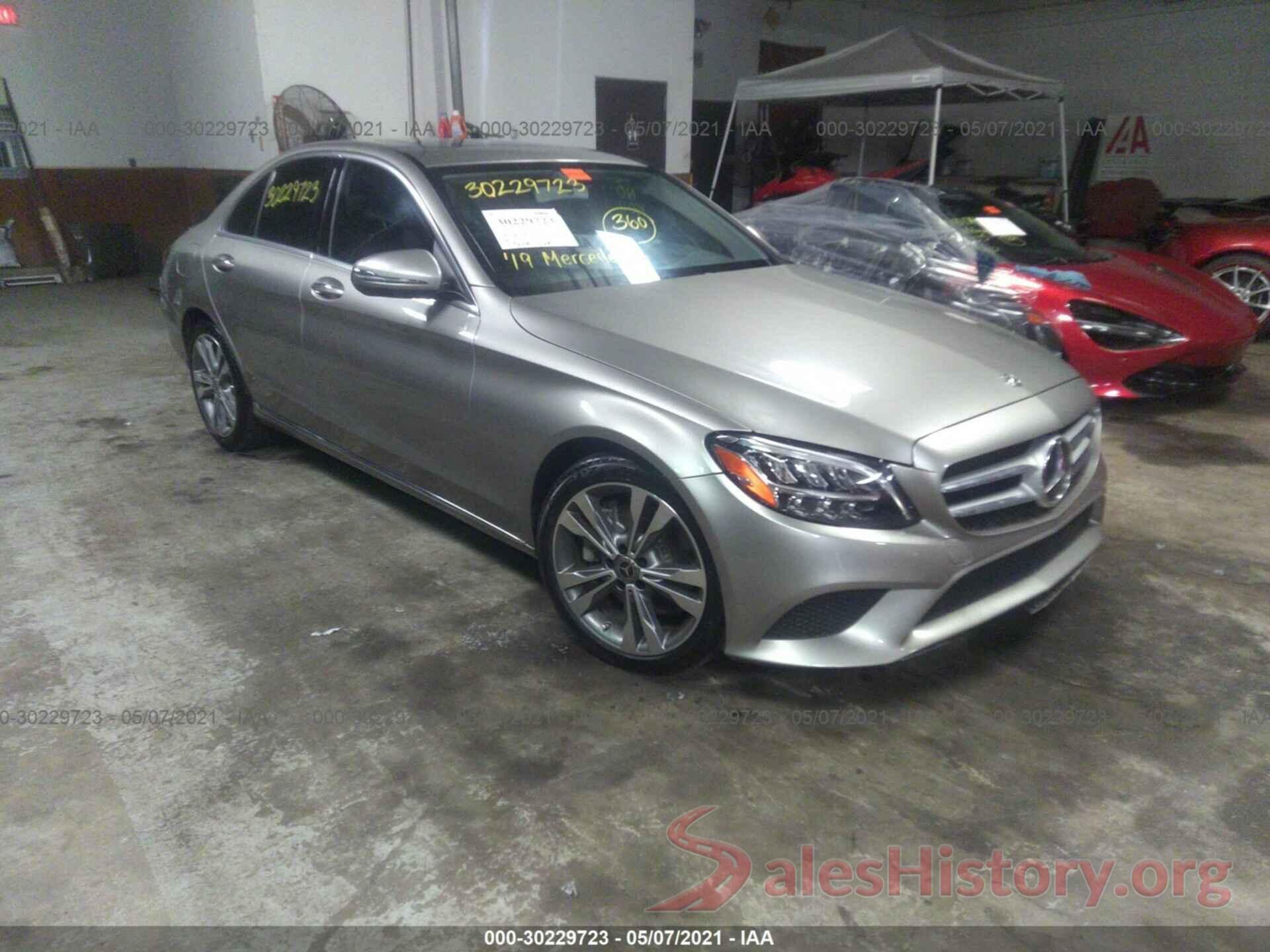 55SWF8DB1KU315167 2019 MERCEDES-BENZ C-CLASS