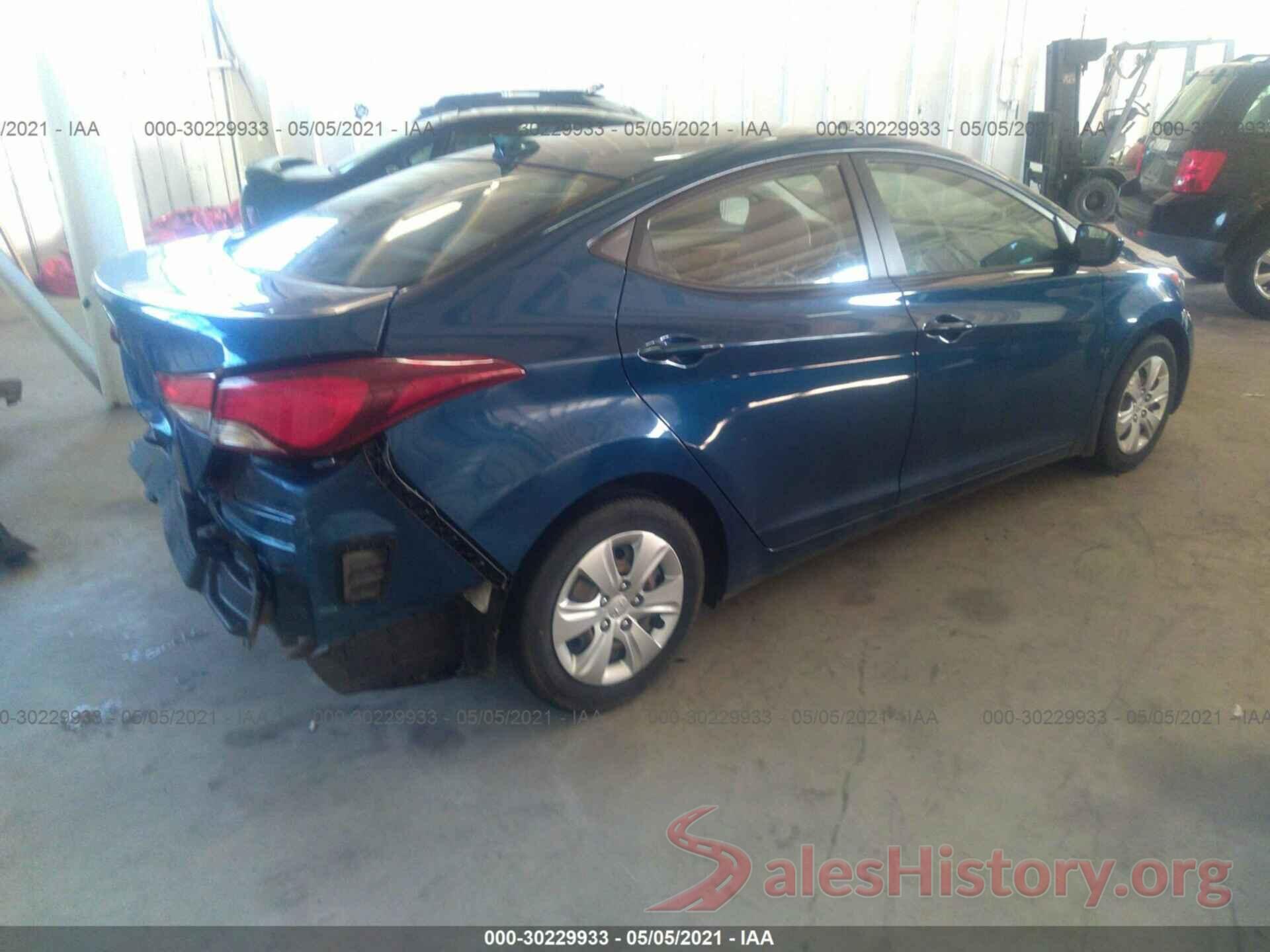 KMHDH4AE1GU544520 2016 HYUNDAI ELANTRA