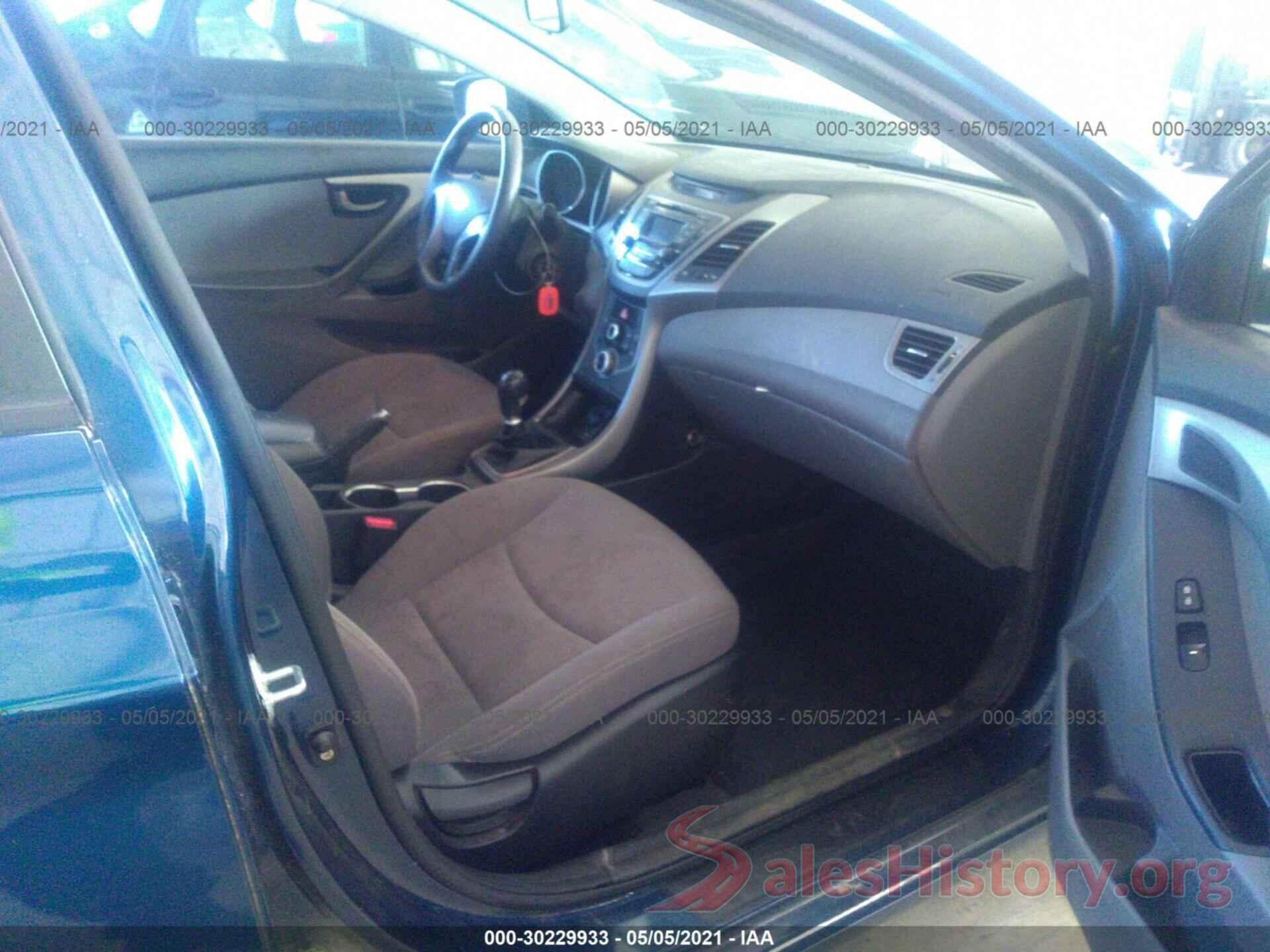 KMHDH4AE1GU544520 2016 HYUNDAI ELANTRA