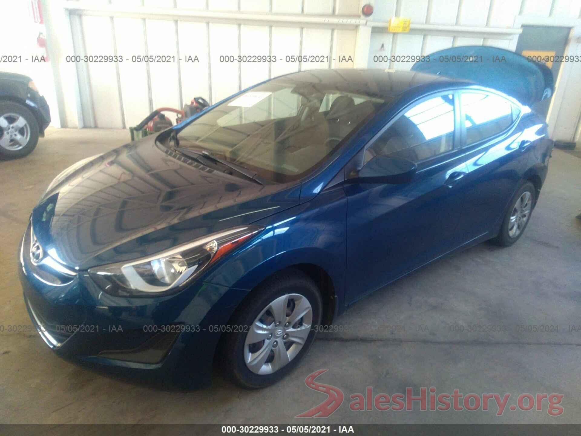 KMHDH4AE1GU544520 2016 HYUNDAI ELANTRA