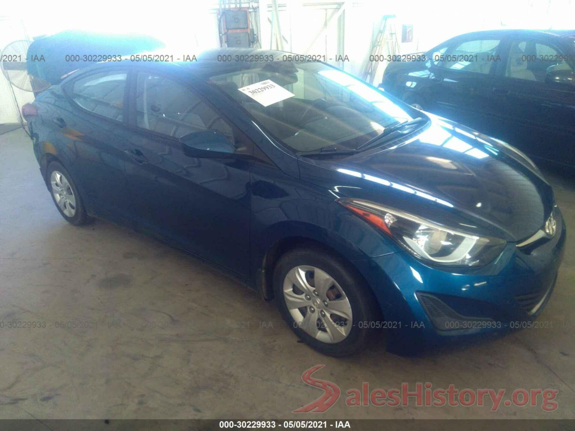 KMHDH4AE1GU544520 2016 HYUNDAI ELANTRA