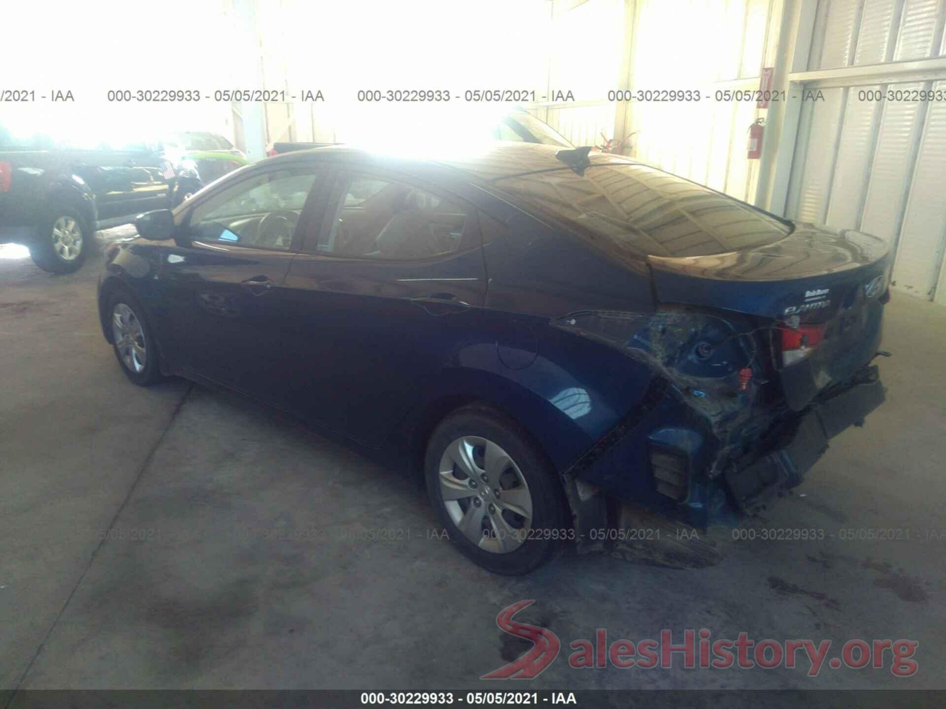 KMHDH4AE1GU544520 2016 HYUNDAI ELANTRA