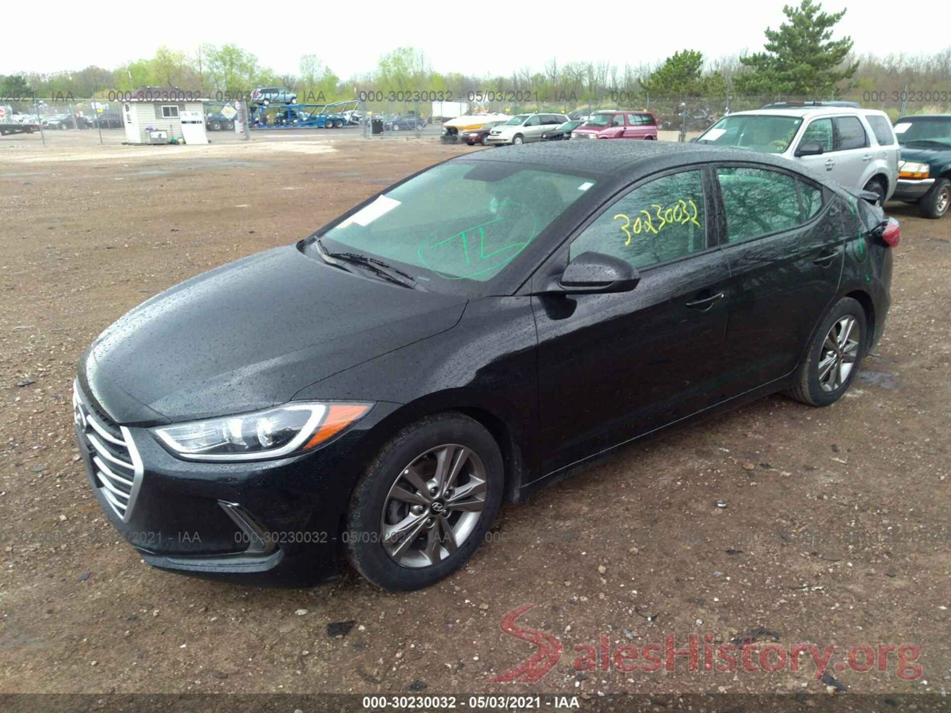 5NPD84LF7JH280814 2018 HYUNDAI ELANTRA