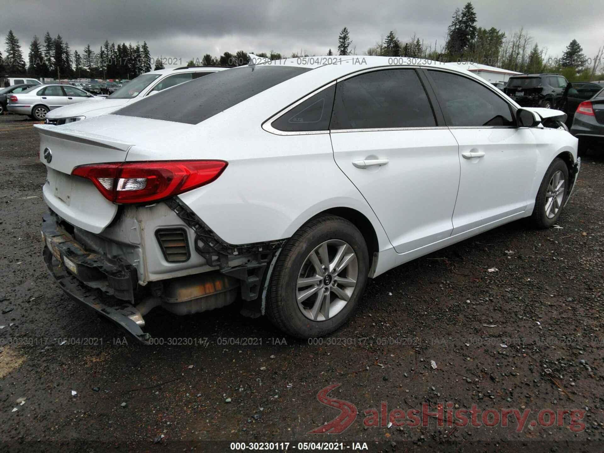 5NPE24AF4HH543795 2017 HYUNDAI SONATA