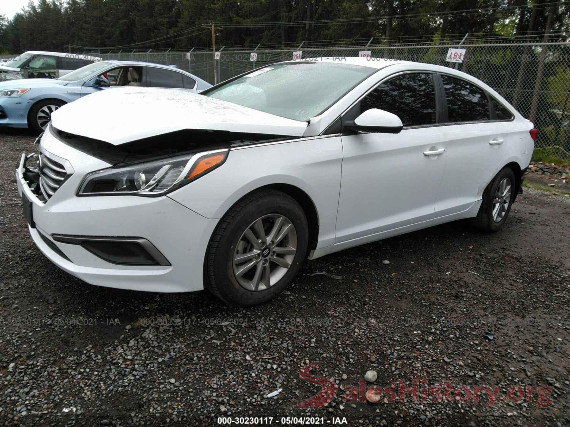 5NPE24AF4HH543795 2017 HYUNDAI SONATA