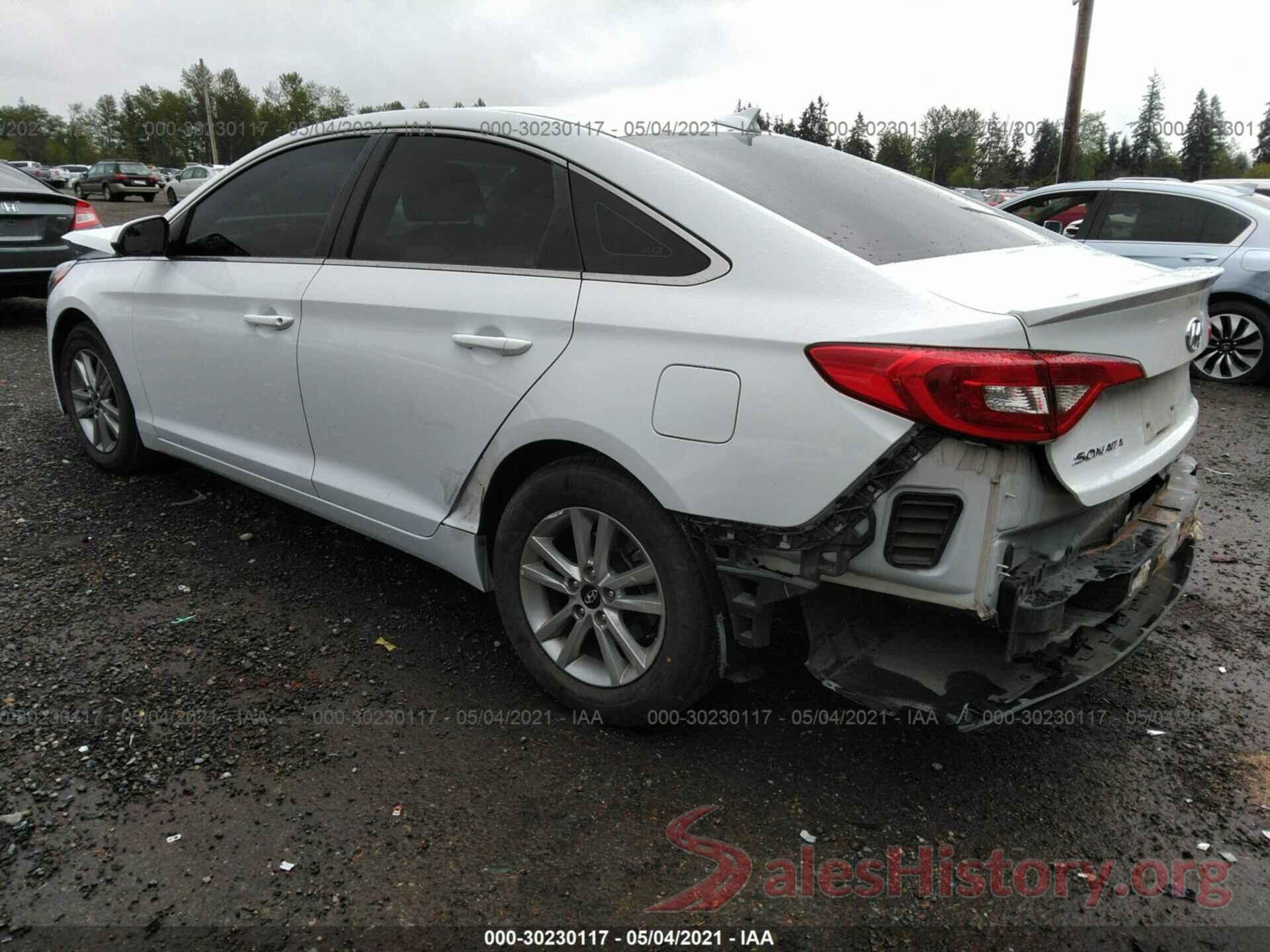 5NPE24AF4HH543795 2017 HYUNDAI SONATA