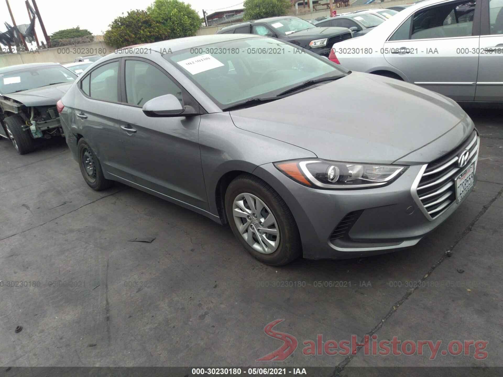 KMHD74LFXHU421325 2017 HYUNDAI ELANTRA