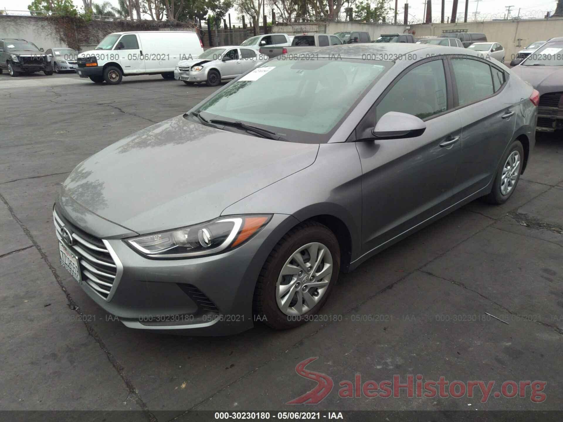 KMHD74LFXHU421325 2017 HYUNDAI ELANTRA