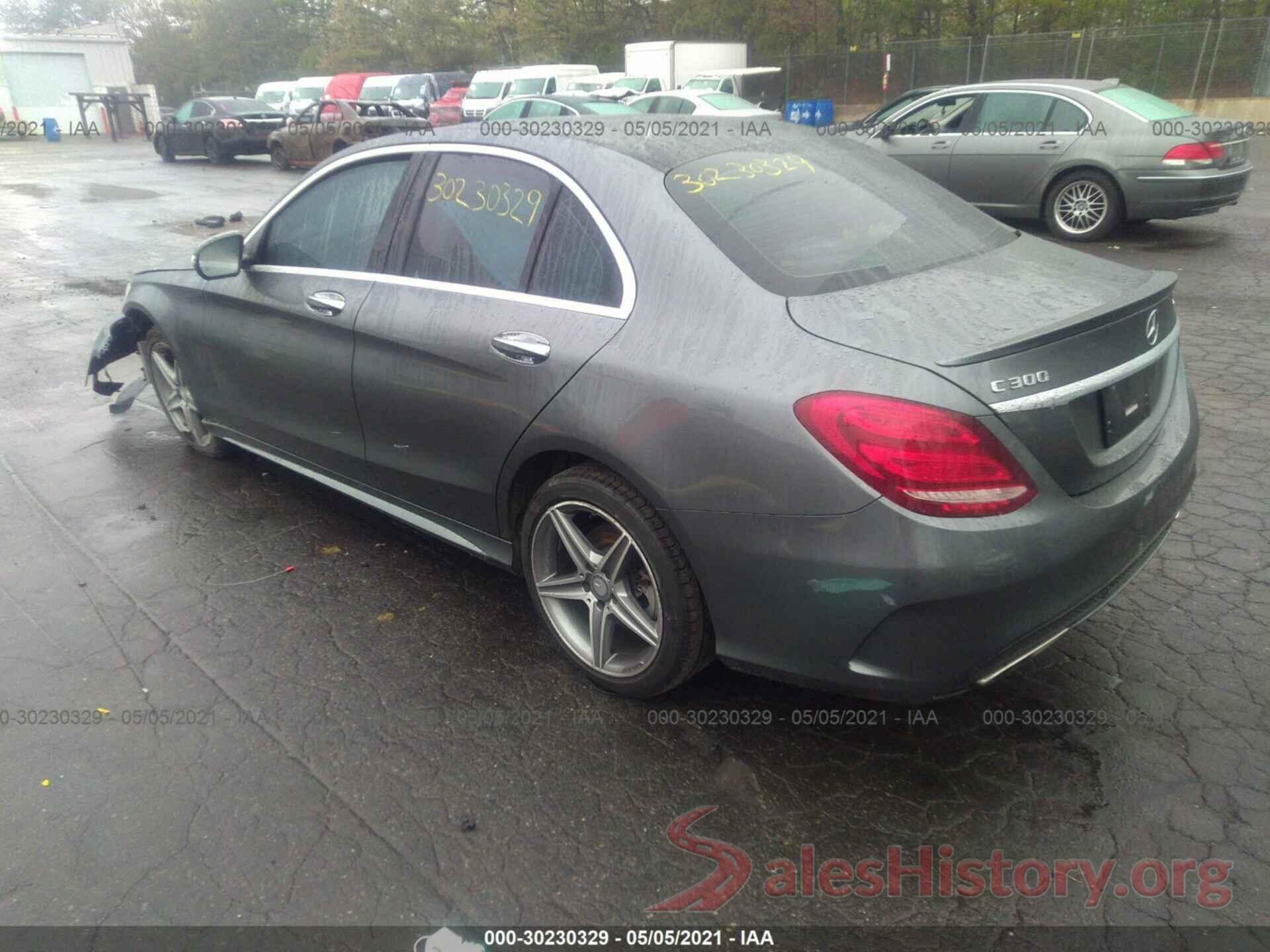 55SWF4KB0HU182440 2017 MERCEDES-BENZ C-CLASS