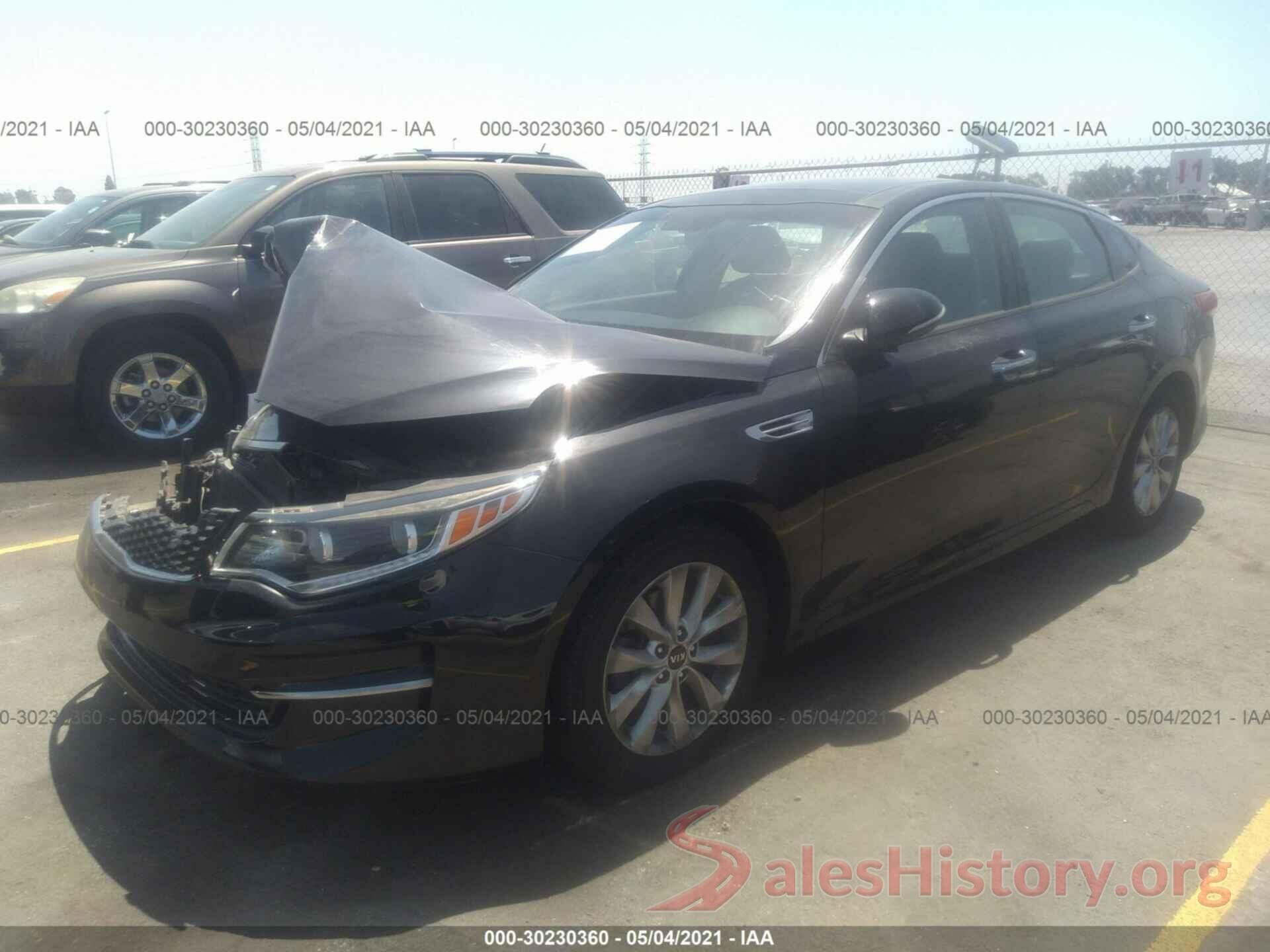 5XXGU4L34GG034709 2016 KIA OPTIMA