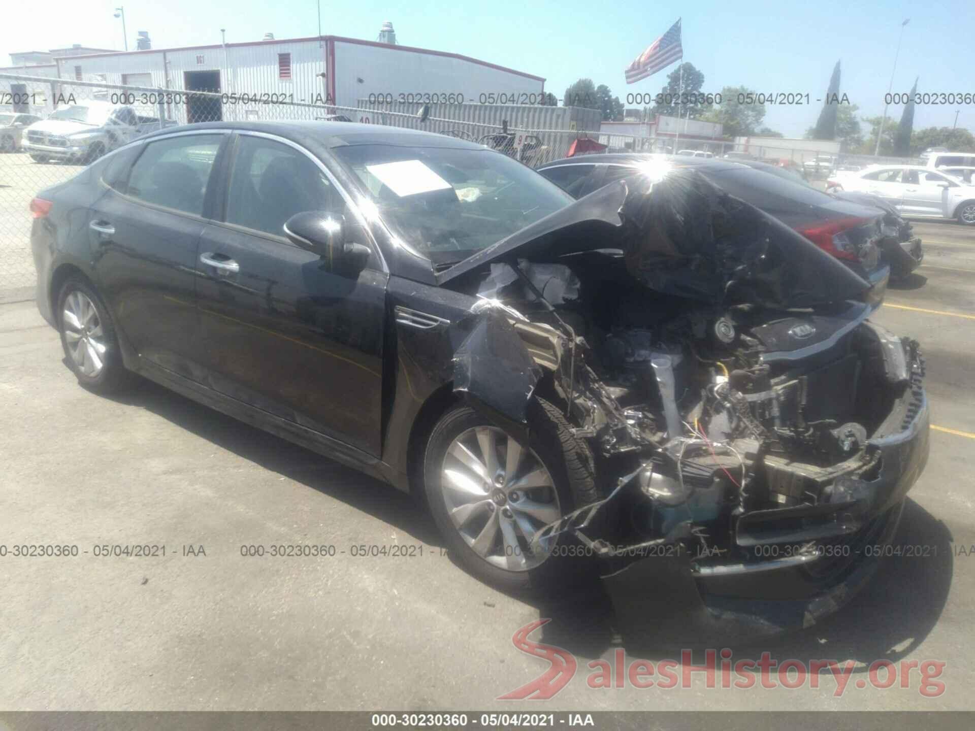 5XXGU4L34GG034709 2016 KIA OPTIMA