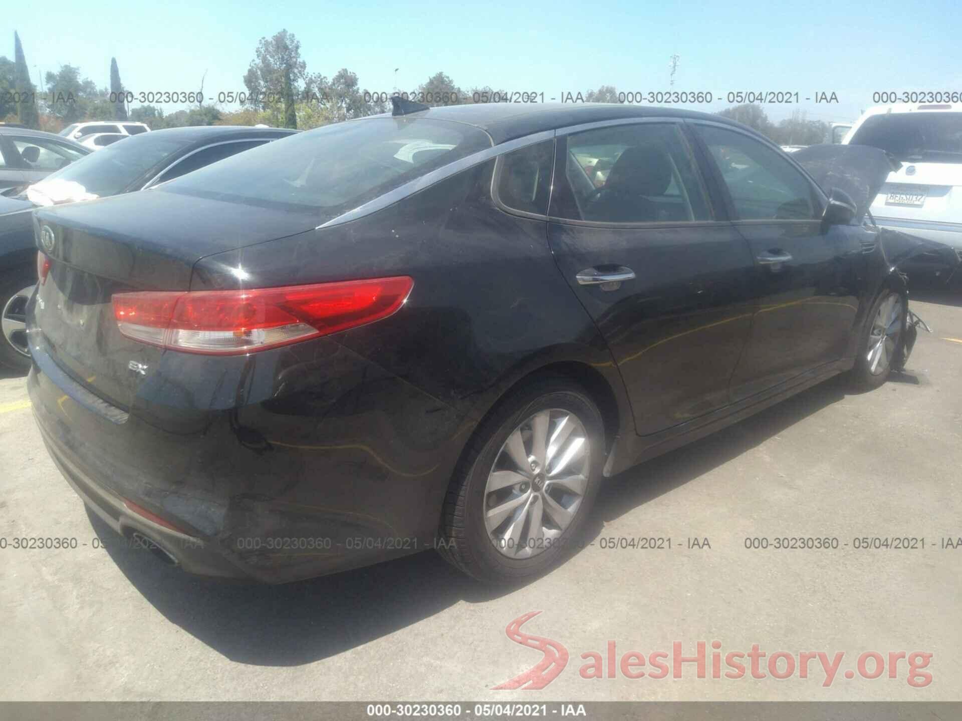 5XXGU4L34GG034709 2016 KIA OPTIMA