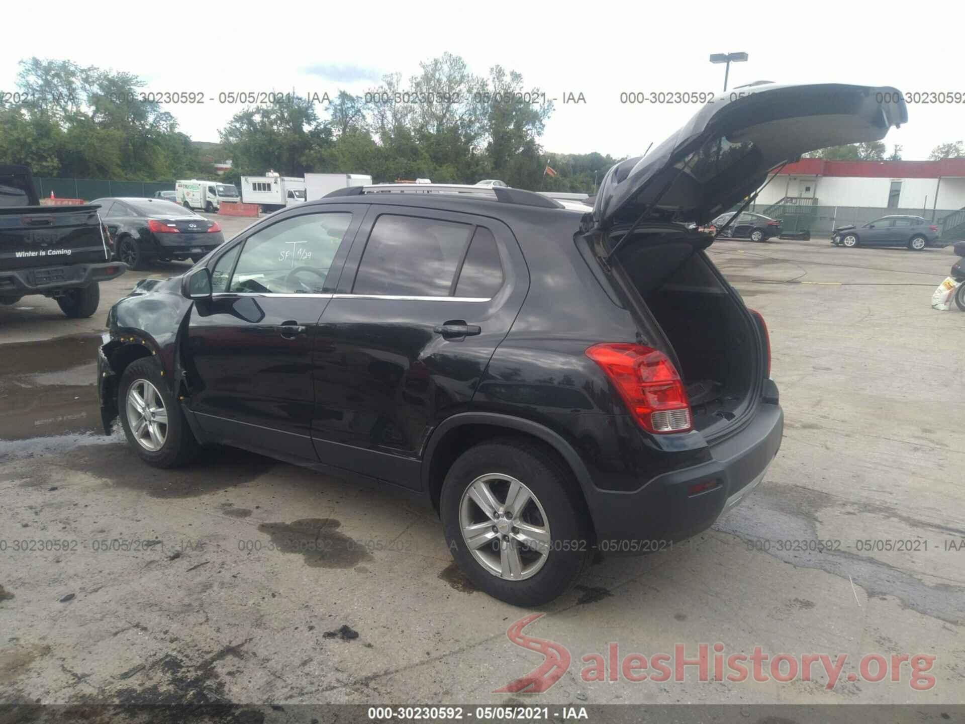 KL7CJPSB5GB539338 2016 CHEVROLET TRAX