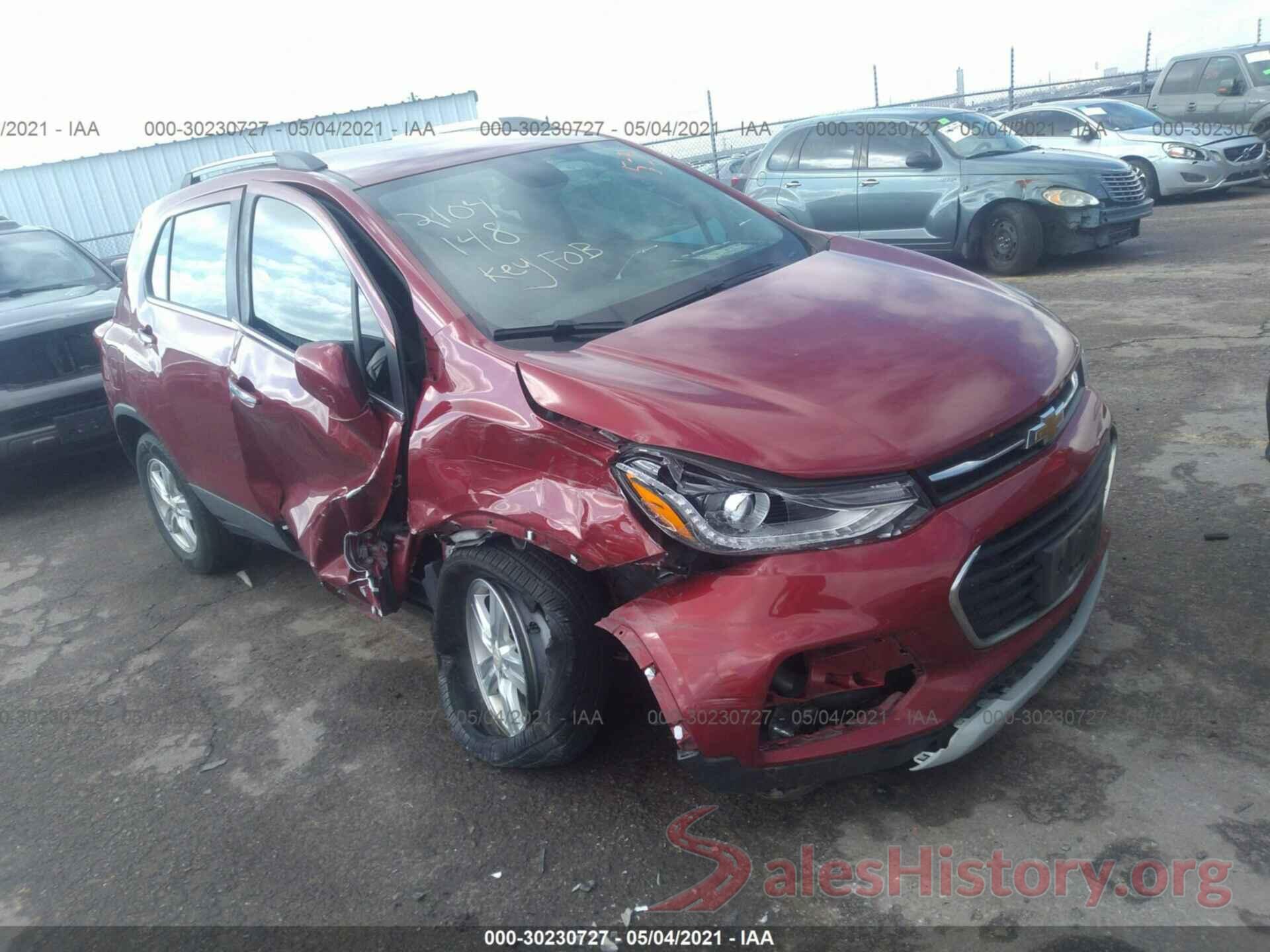 3GNCJPSB0JL211017 2018 CHEVROLET TRAX