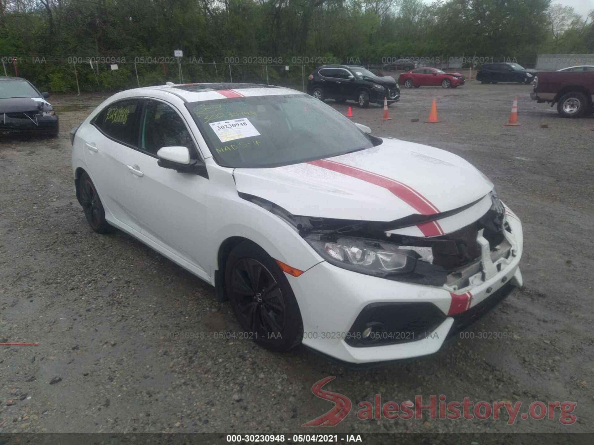 SHHFK7H51HU211085 2017 HONDA CIVIC HATCHBACK