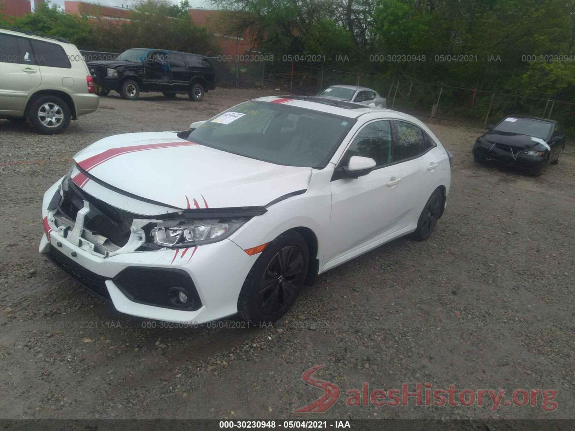 SHHFK7H51HU211085 2017 HONDA CIVIC HATCHBACK