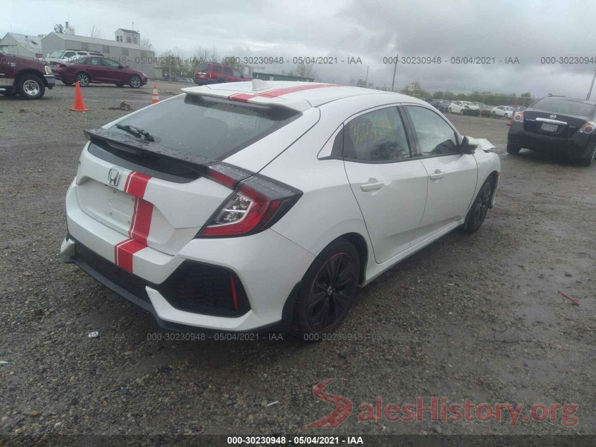 SHHFK7H51HU211085 2017 HONDA CIVIC HATCHBACK