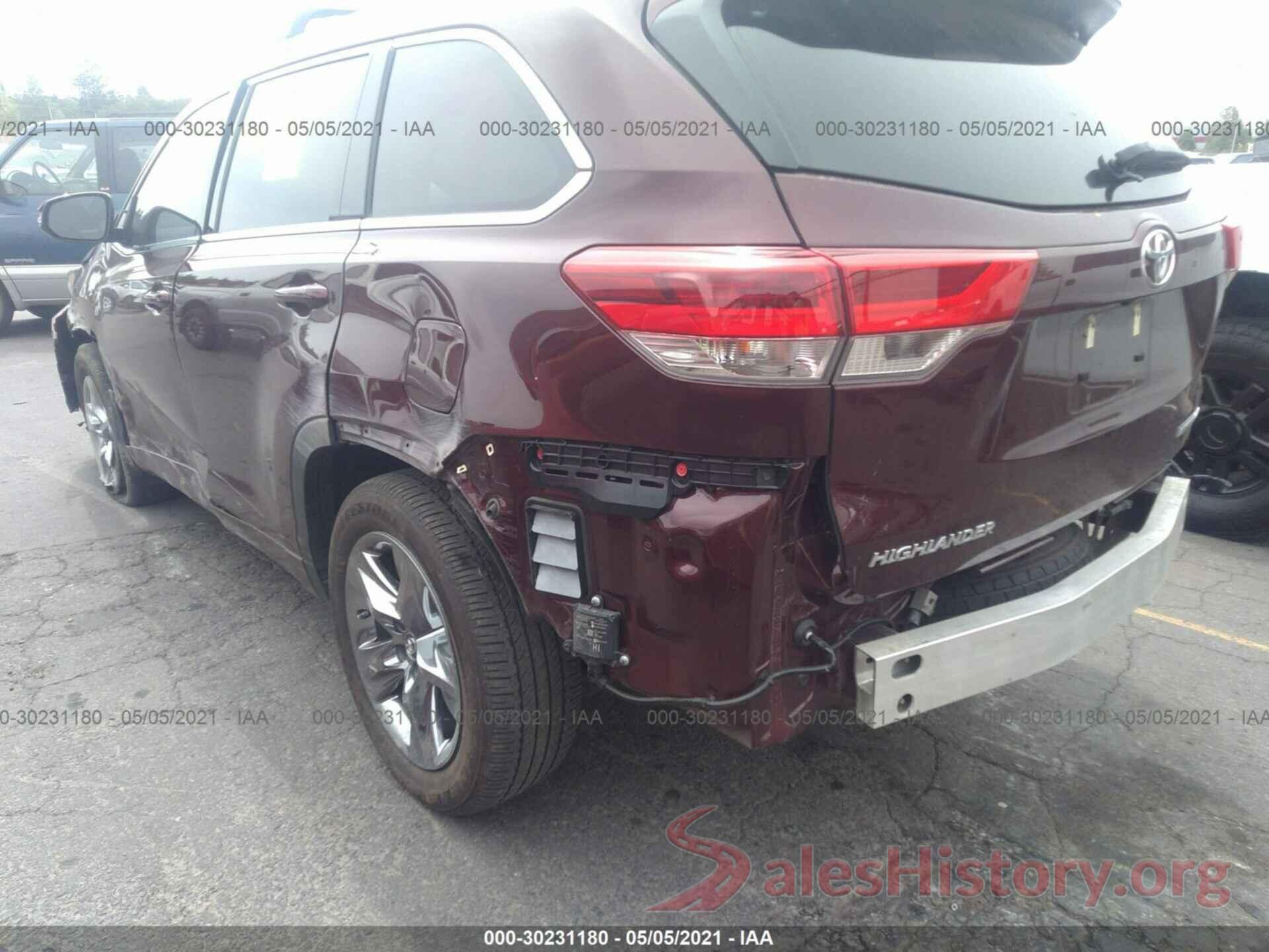 5TDDZRFH1KS998779 2019 TOYOTA HIGHLANDER