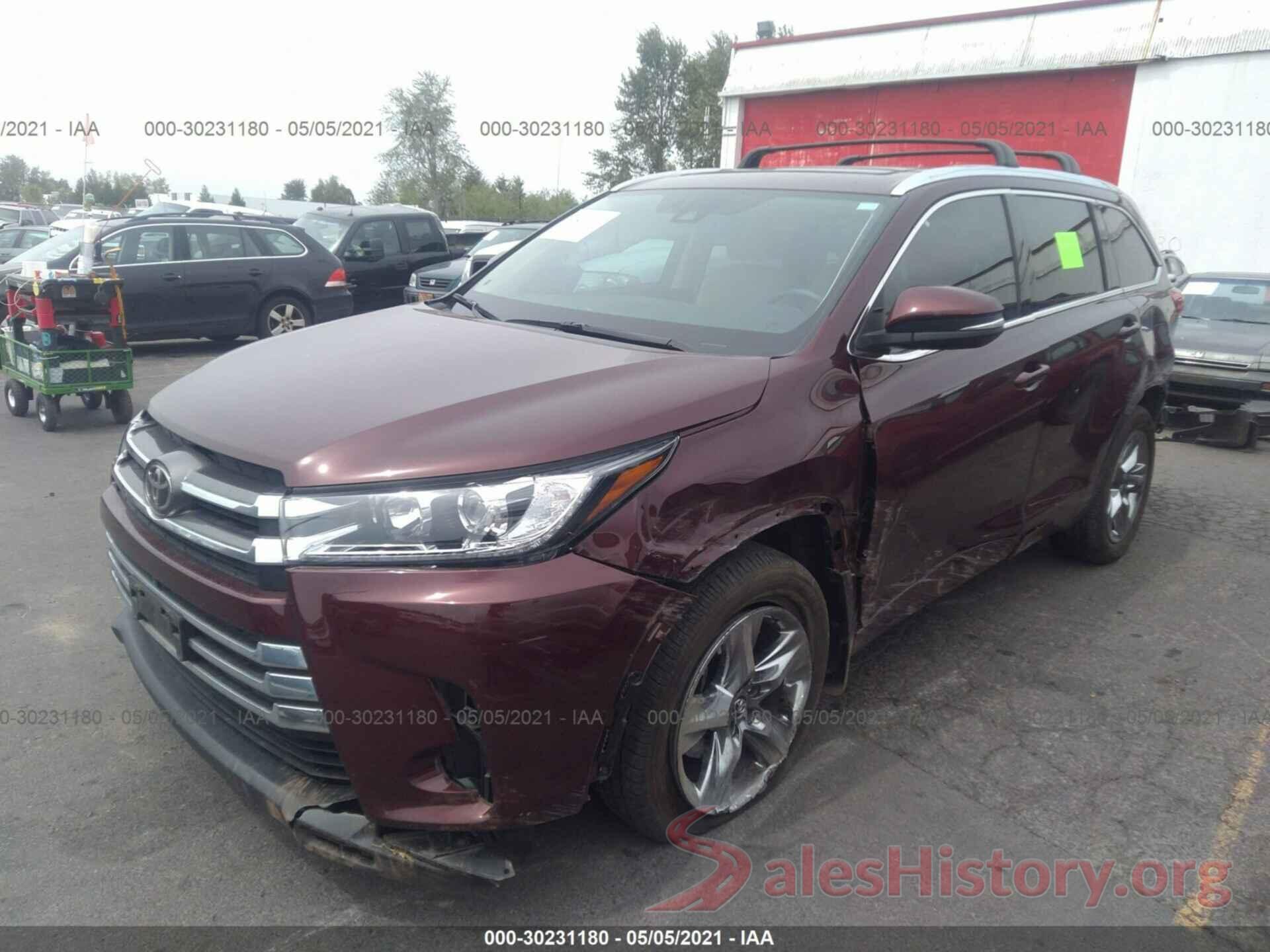 5TDDZRFH1KS998779 2019 TOYOTA HIGHLANDER