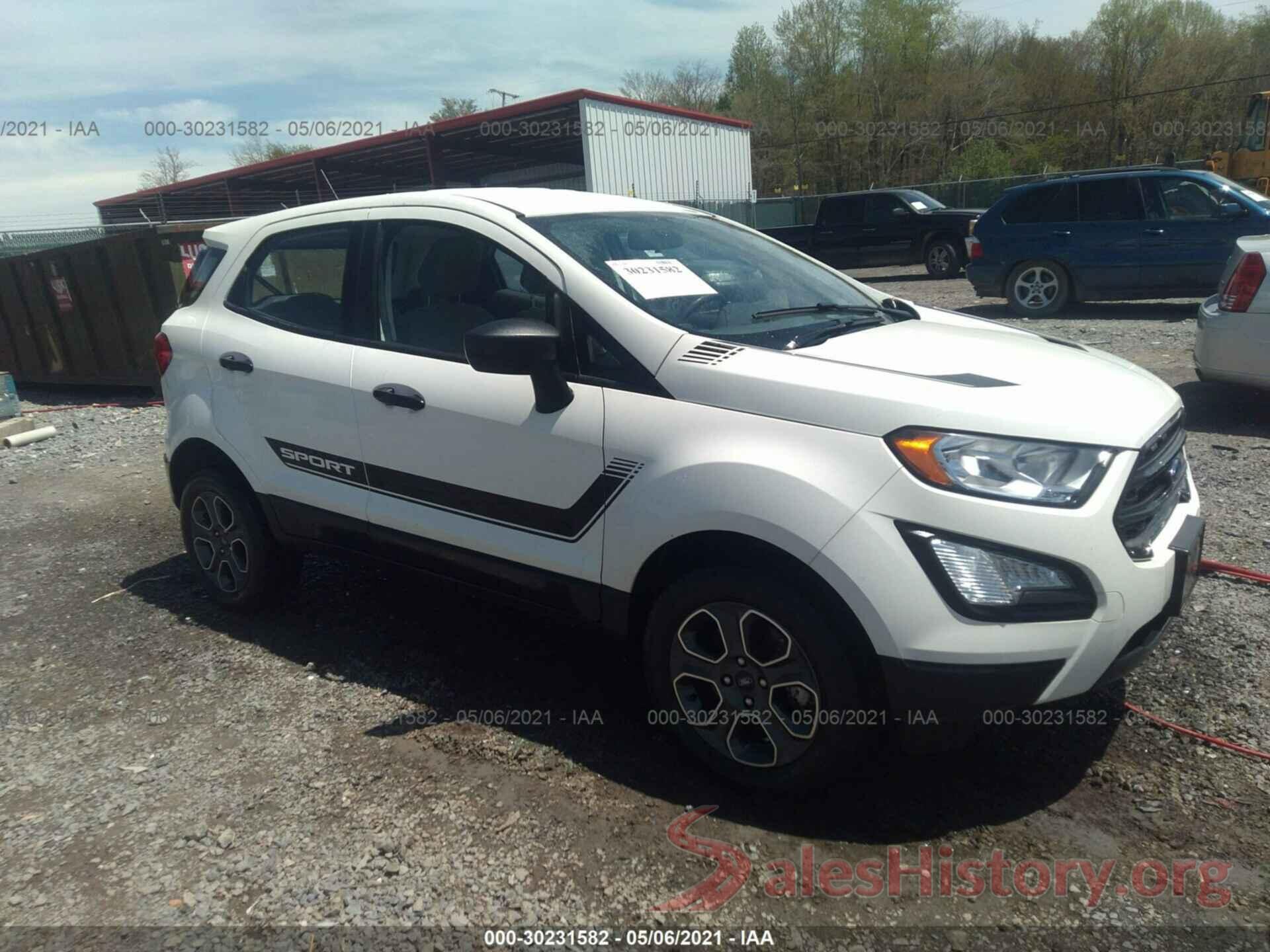 MAJ6S3FL5KC253667 2019 FORD ECOSPORT