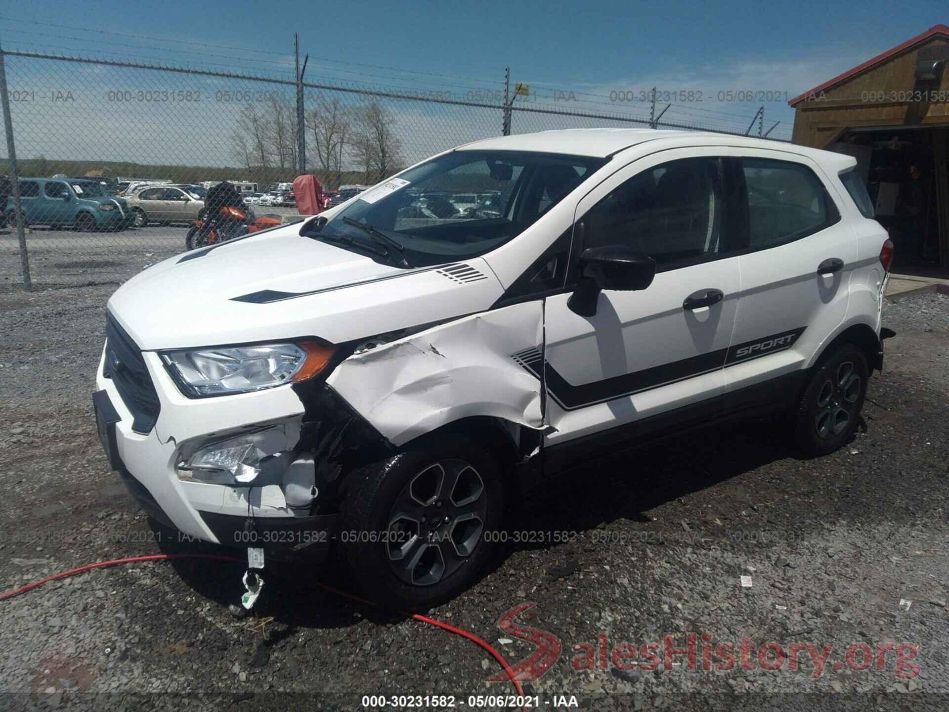 MAJ6S3FL5KC253667 2019 FORD ECOSPORT