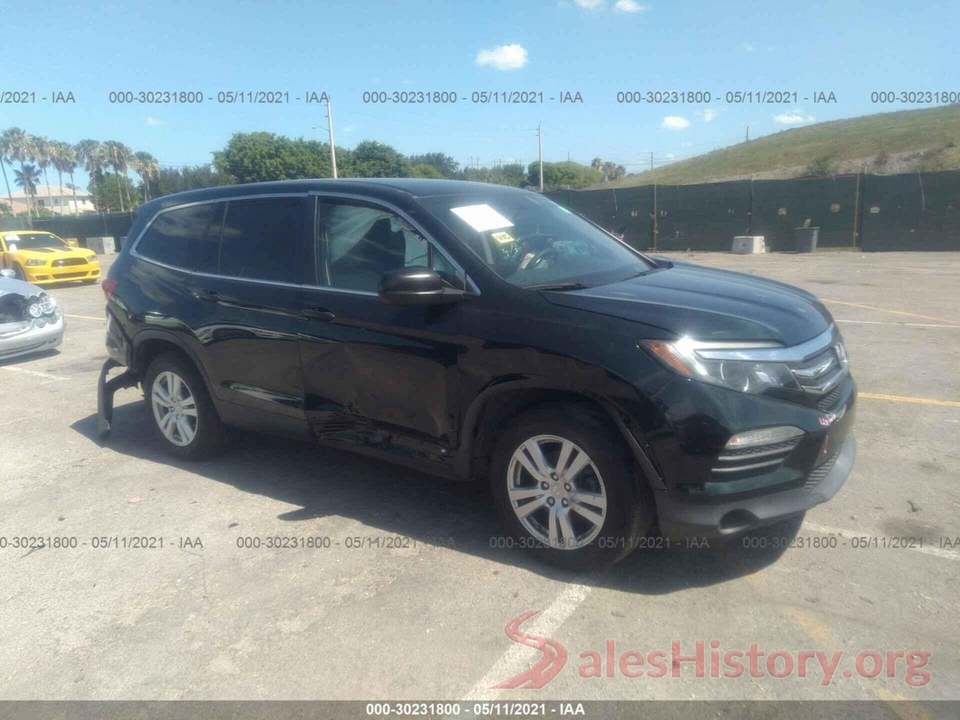 5FNYF5H13GB046607 2016 HONDA PILOT