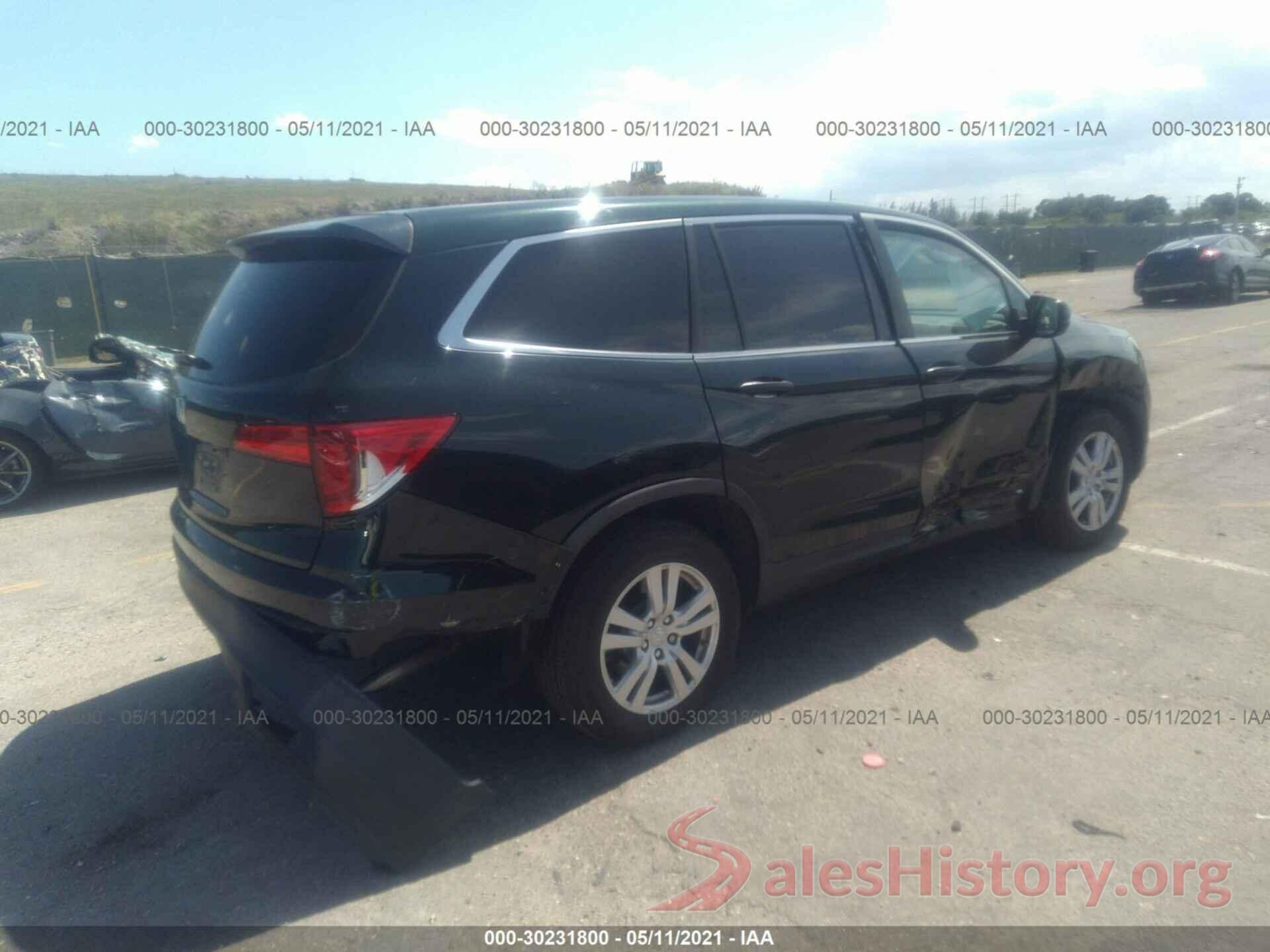 5FNYF5H13GB046607 2016 HONDA PILOT