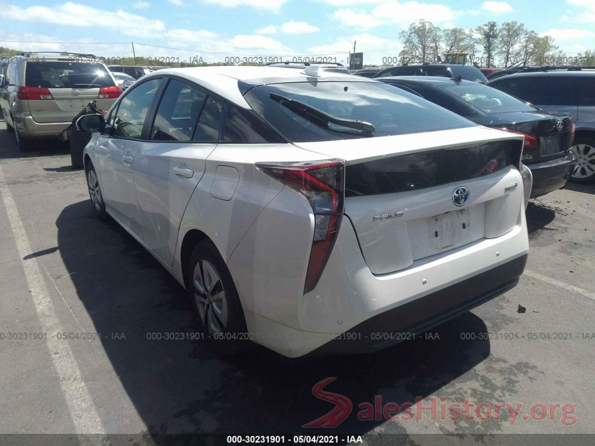 JTDKBRFU9H3047023 2017 TOYOTA PRIUS