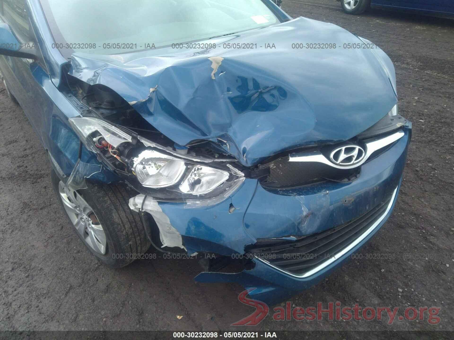 KMHDH4AE9GU643683 2016 HYUNDAI ELANTRA