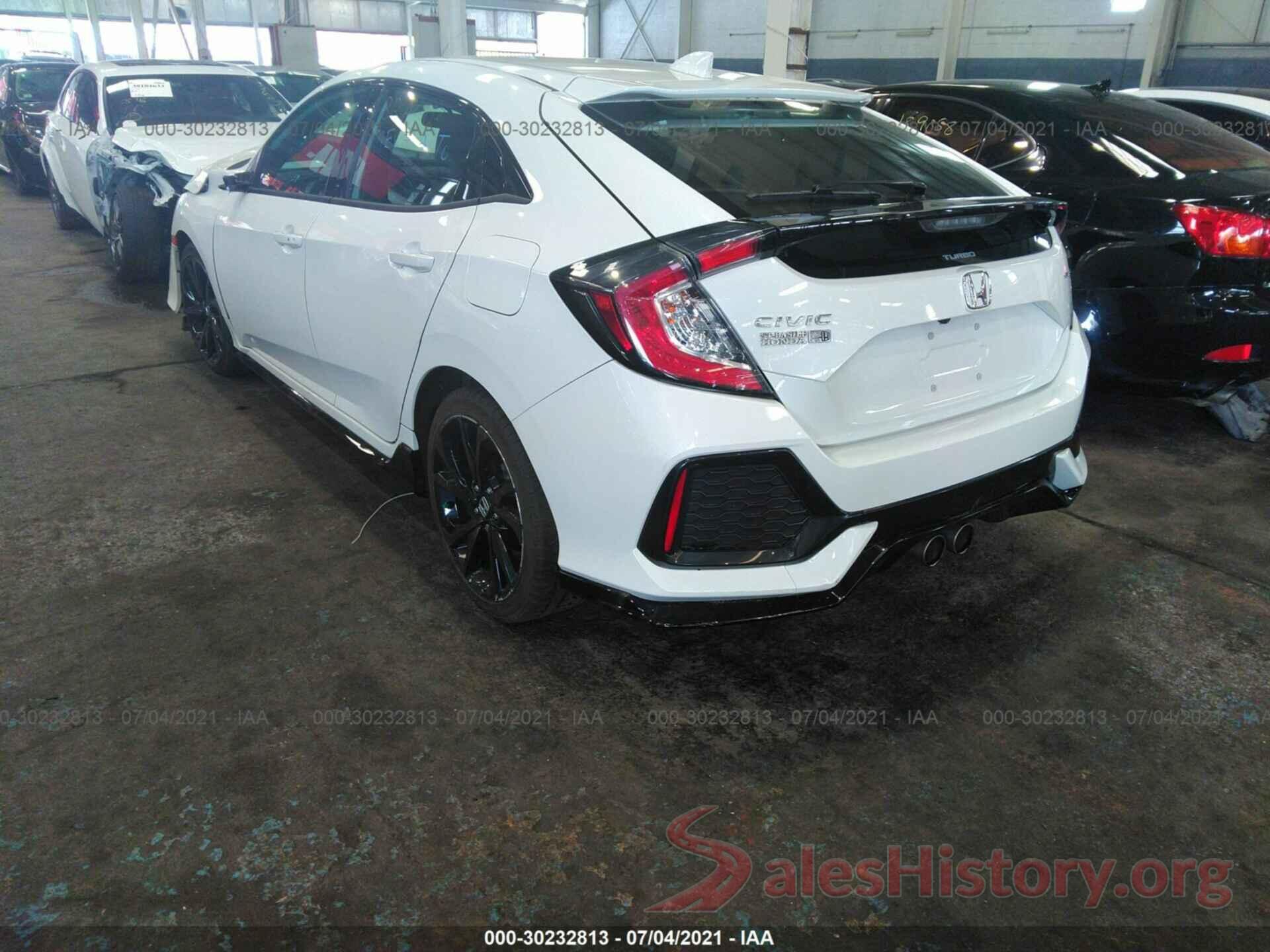 SHHFK7H47JU304996 2018 HONDA CIVIC HATCHBACK