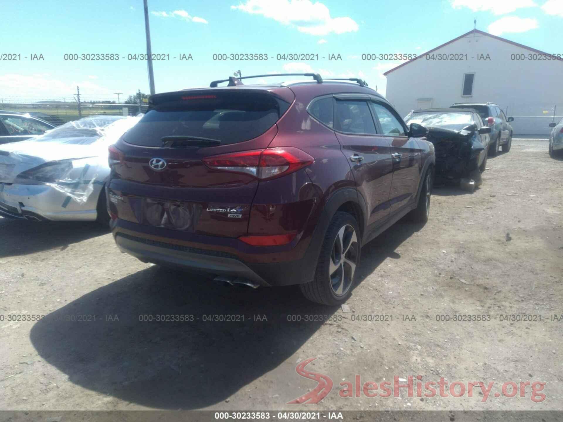 KM8J3CA20GU164537 2016 HYUNDAI TUCSON