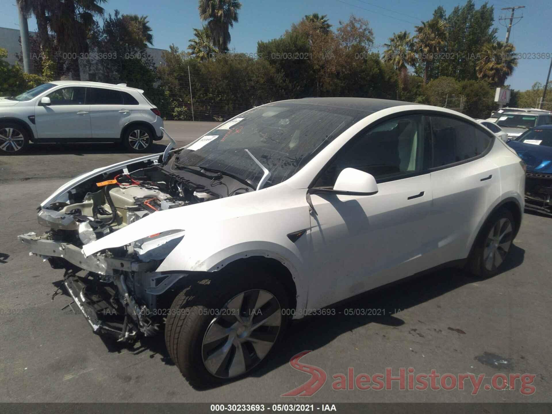 5YJYGDEE5MF139302 2021 TESLA MODEL Y