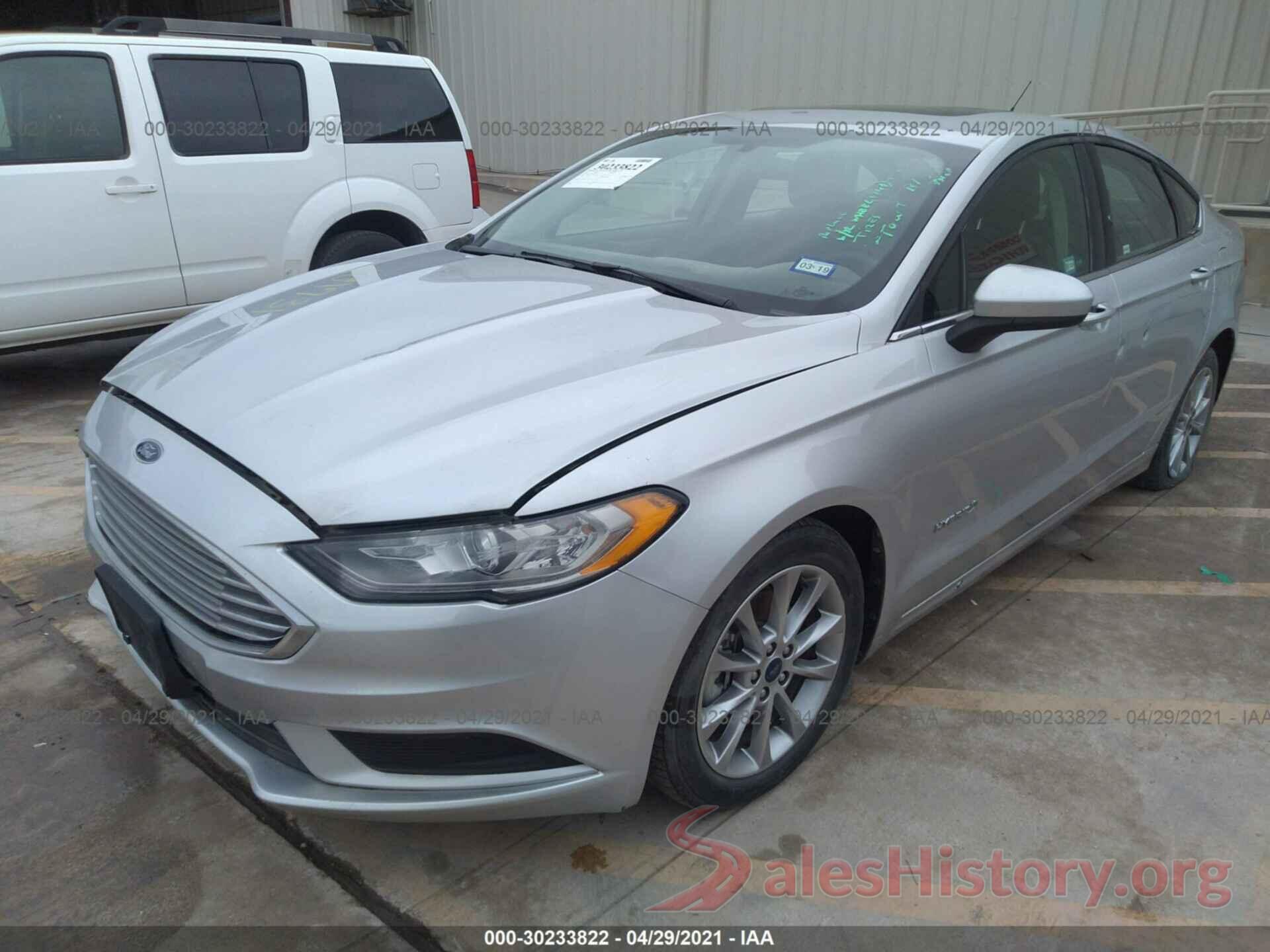 3FA6P0LU4HR324378 2017 FORD FUSION