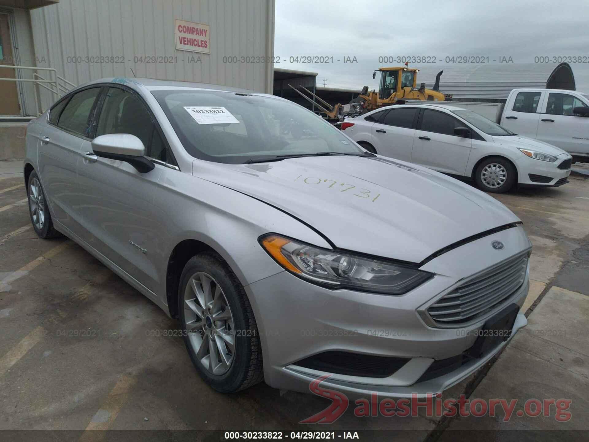 3FA6P0LU4HR324378 2017 FORD FUSION