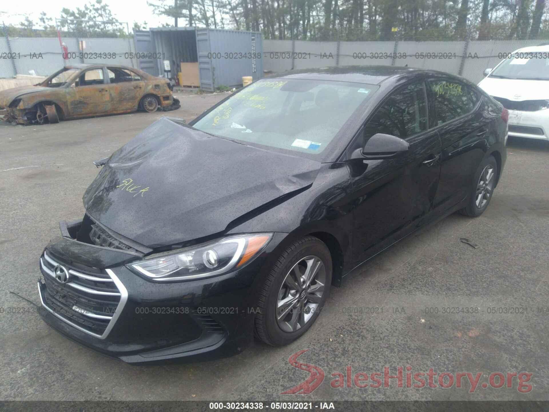 5NPD84LF5JH373363 2018 HYUNDAI ELANTRA