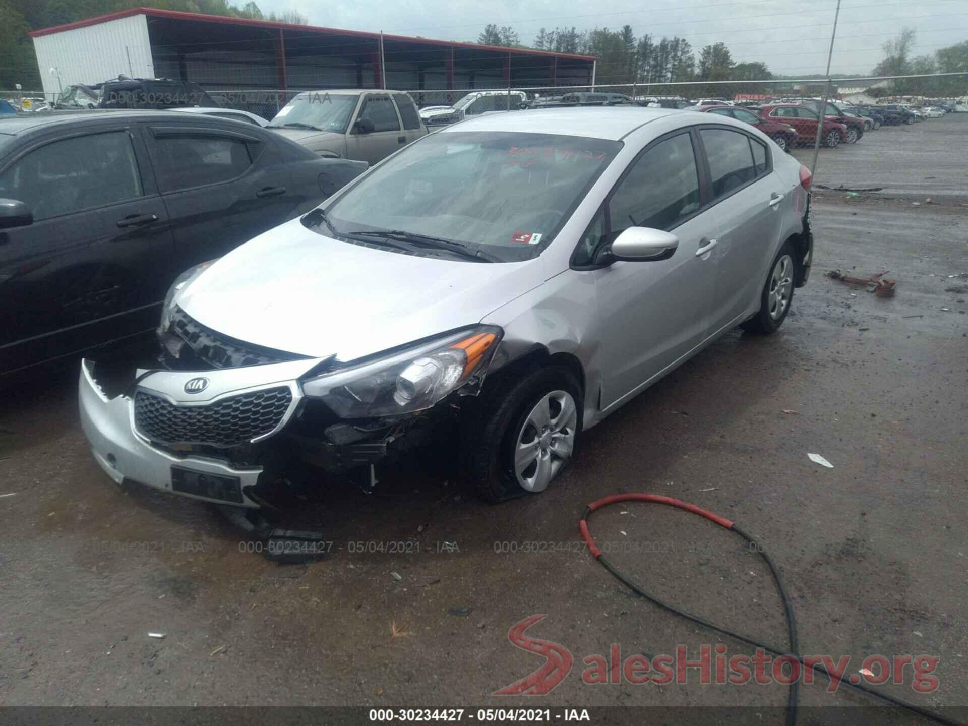 KNAFK4A69G5613615 2016 KIA FORTE