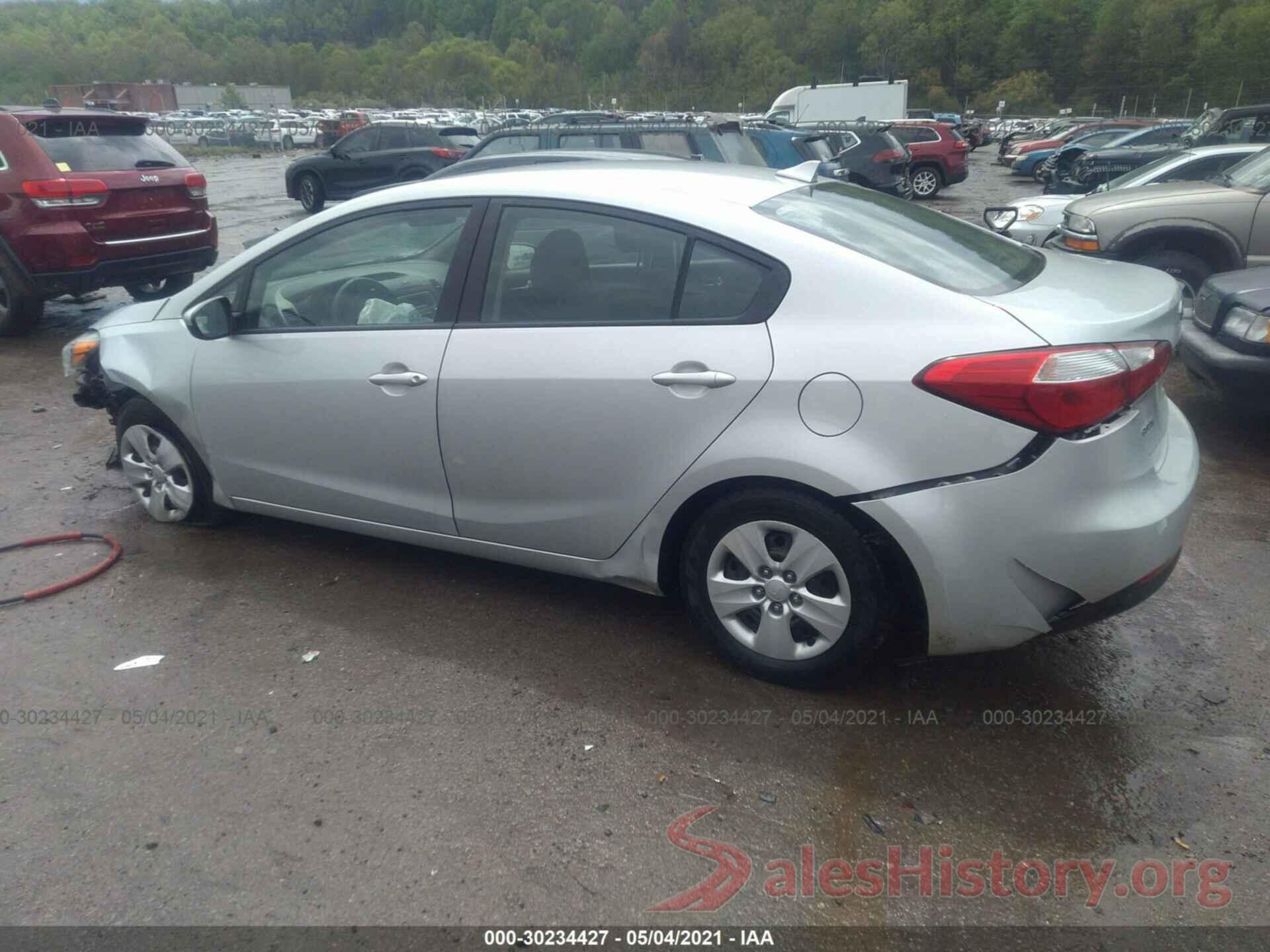 KNAFK4A69G5613615 2016 KIA FORTE