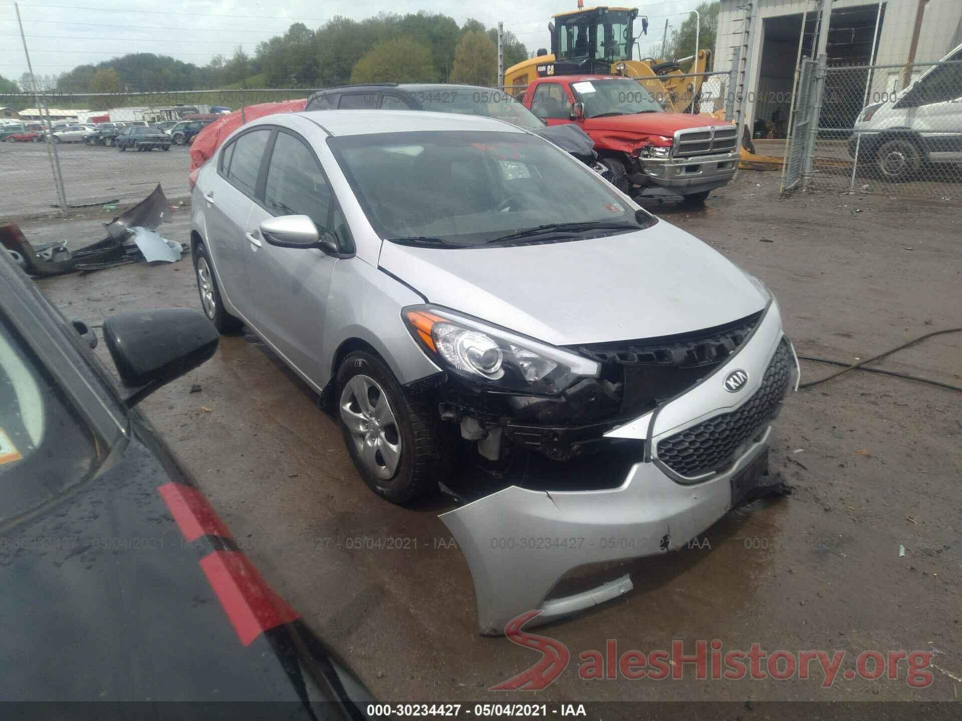 KNAFK4A69G5613615 2016 KIA FORTE