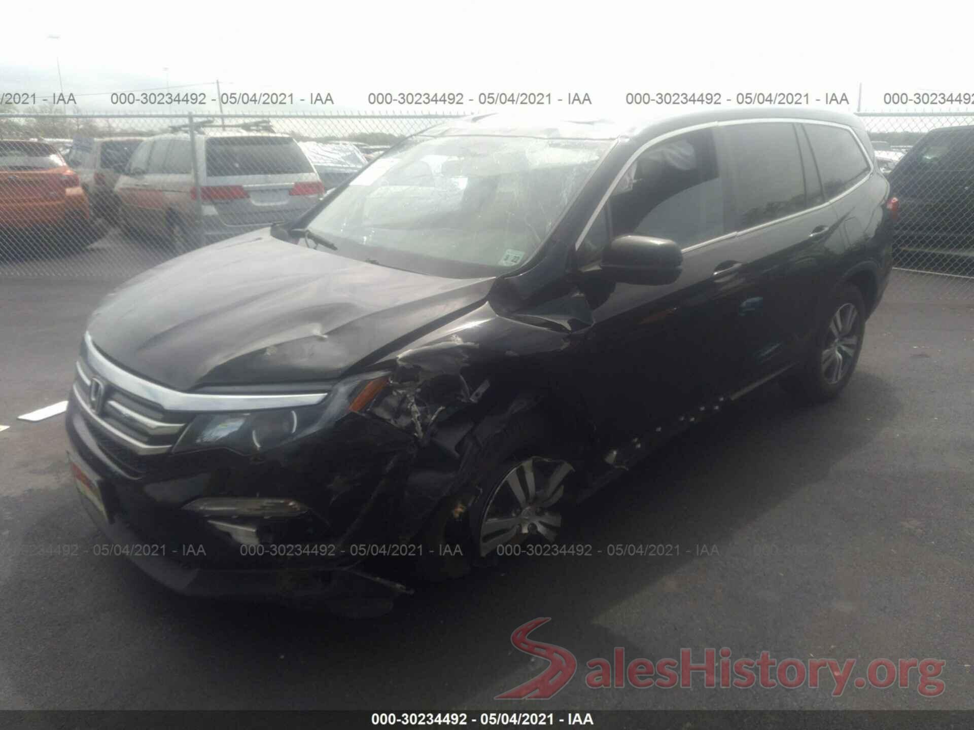 5FNYF6H75HB049925 2017 HONDA PILOT