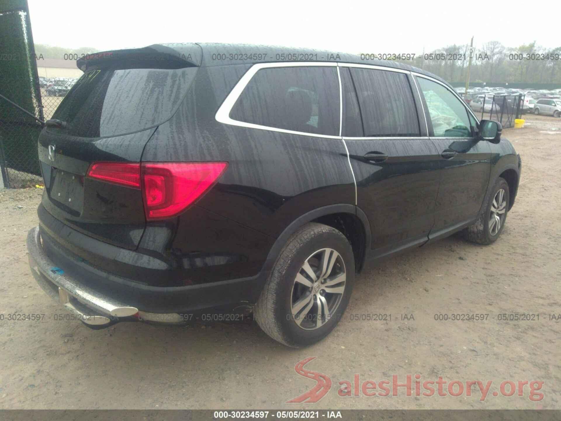 5FNYF5H49GB022158 2016 HONDA PILOT