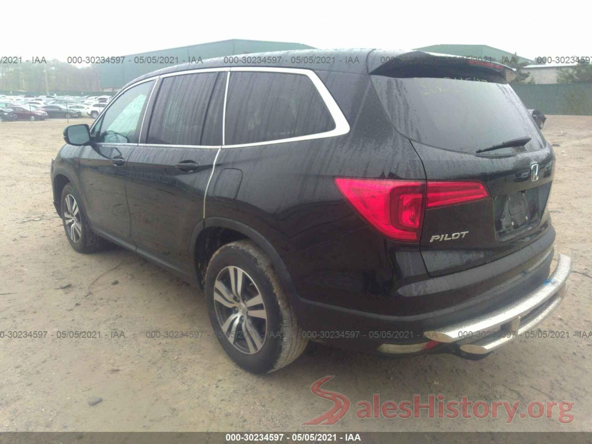 5FNYF5H49GB022158 2016 HONDA PILOT